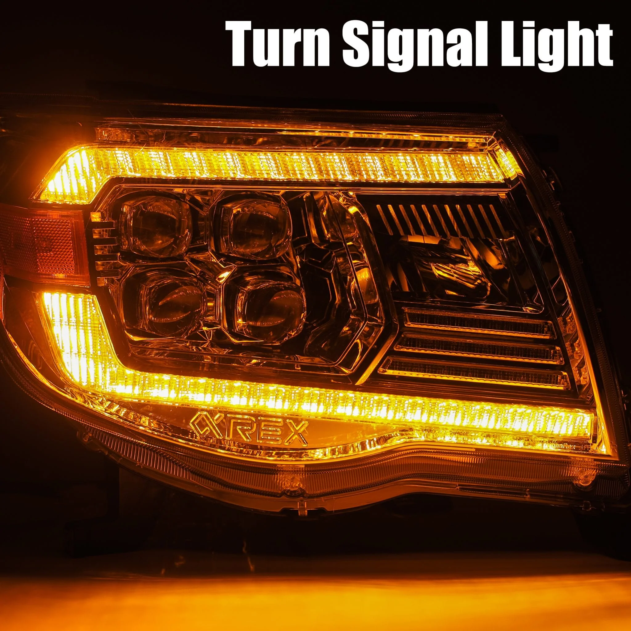 05-11 Toyota Tacoma NOVA-Series LED Projector Headlights Black - Image 9