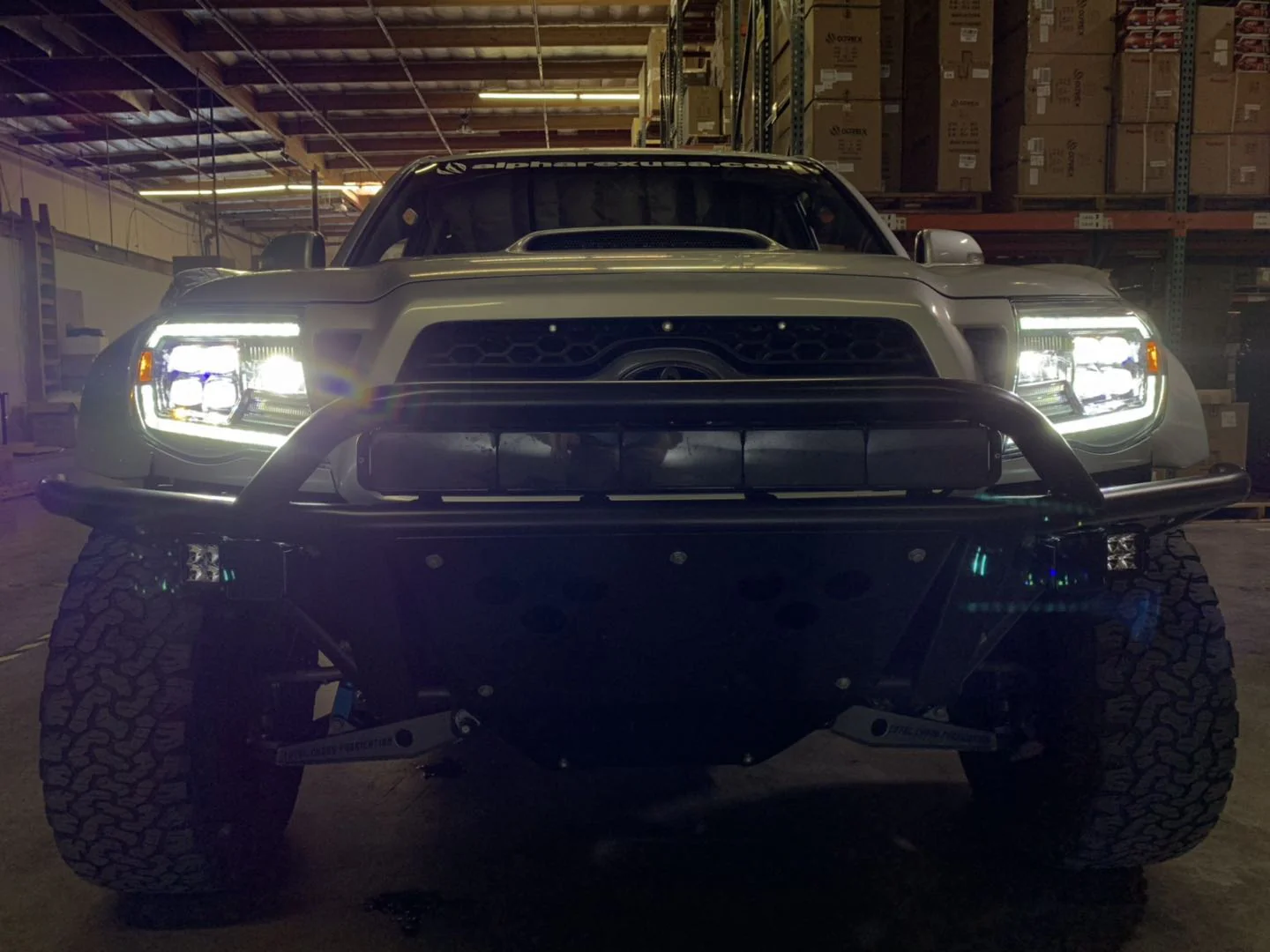 05-11 Toyota Tacoma NOVA-Series LED Projector Headlights Chrome - Image 2