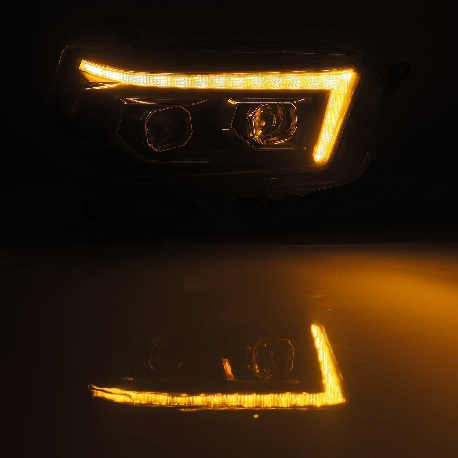 10-13 Toyota 4Runner LUXX-Series Projector Headlights Black - Image 6