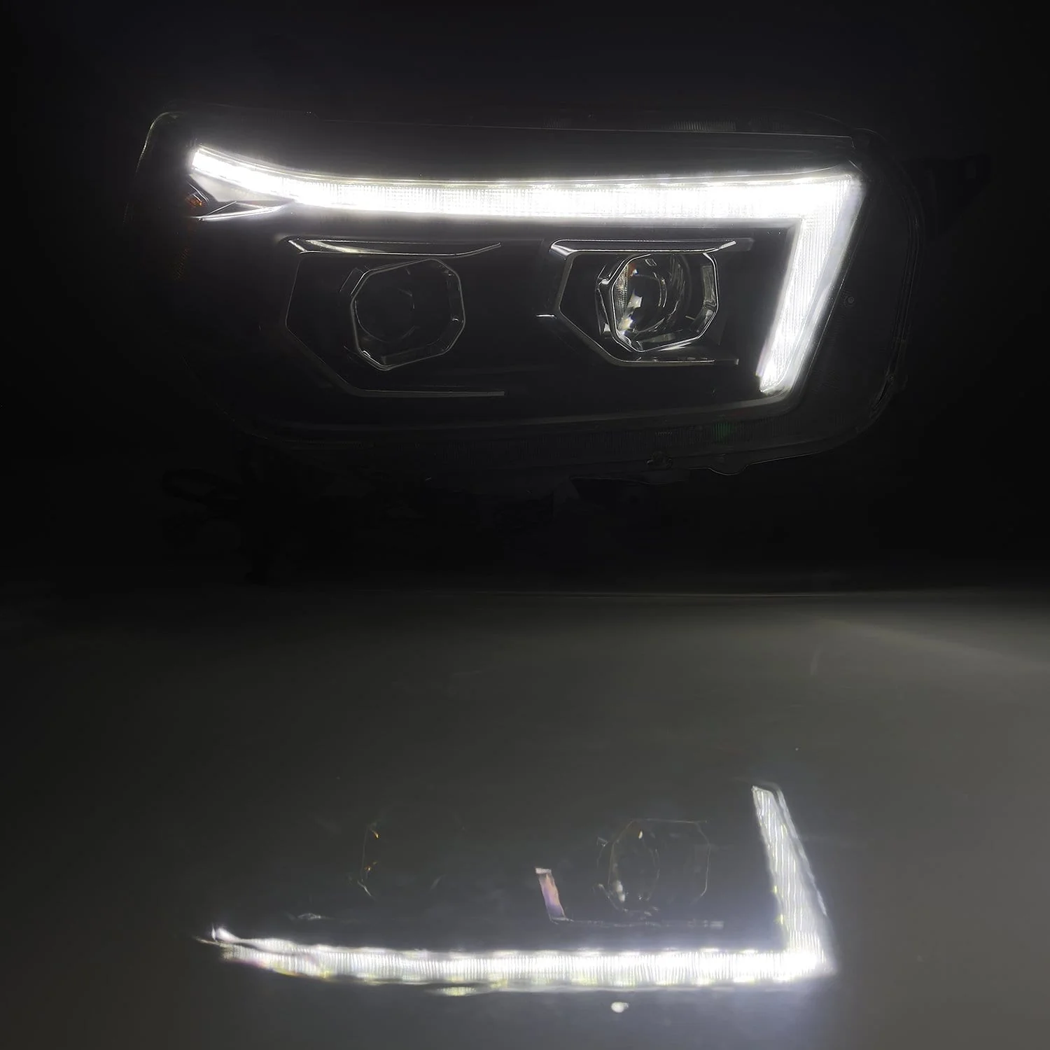 10-13 Toyota 4Runner LUXX-Series Projector Headlights Black - Image 7