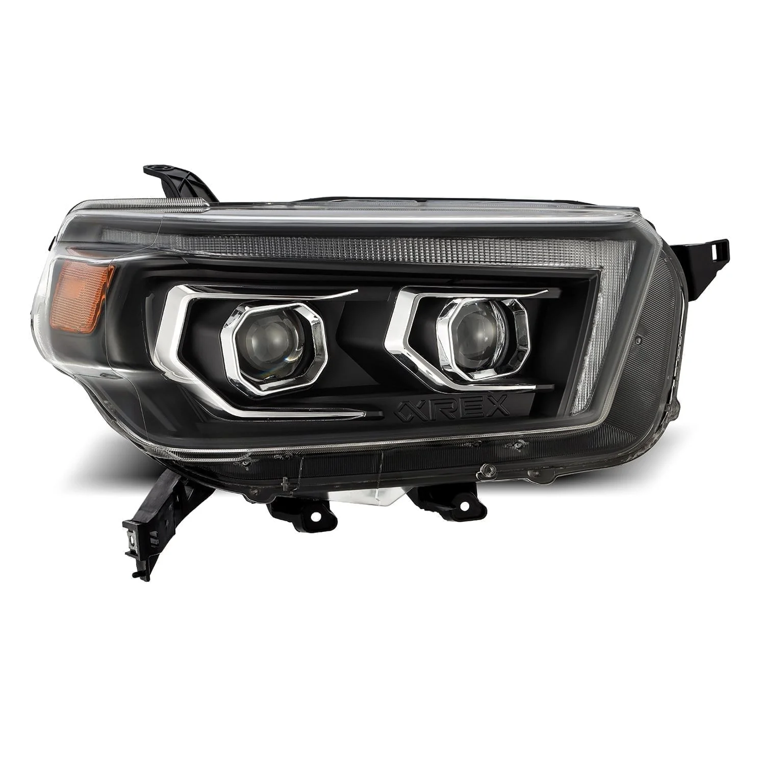 10-13 Toyota 4Runner PRO-Series Projector Headlights Black - Image 2