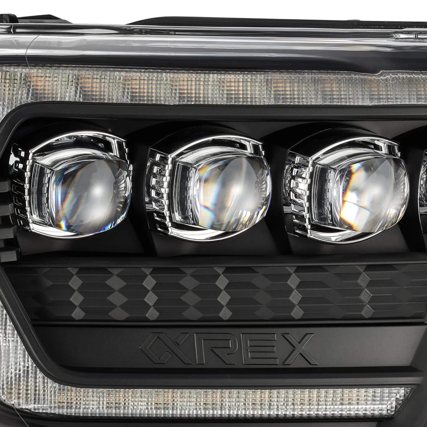 12-15 Toyota Tacoma NOVA-Series LED Projector Headlights Black - Image 7