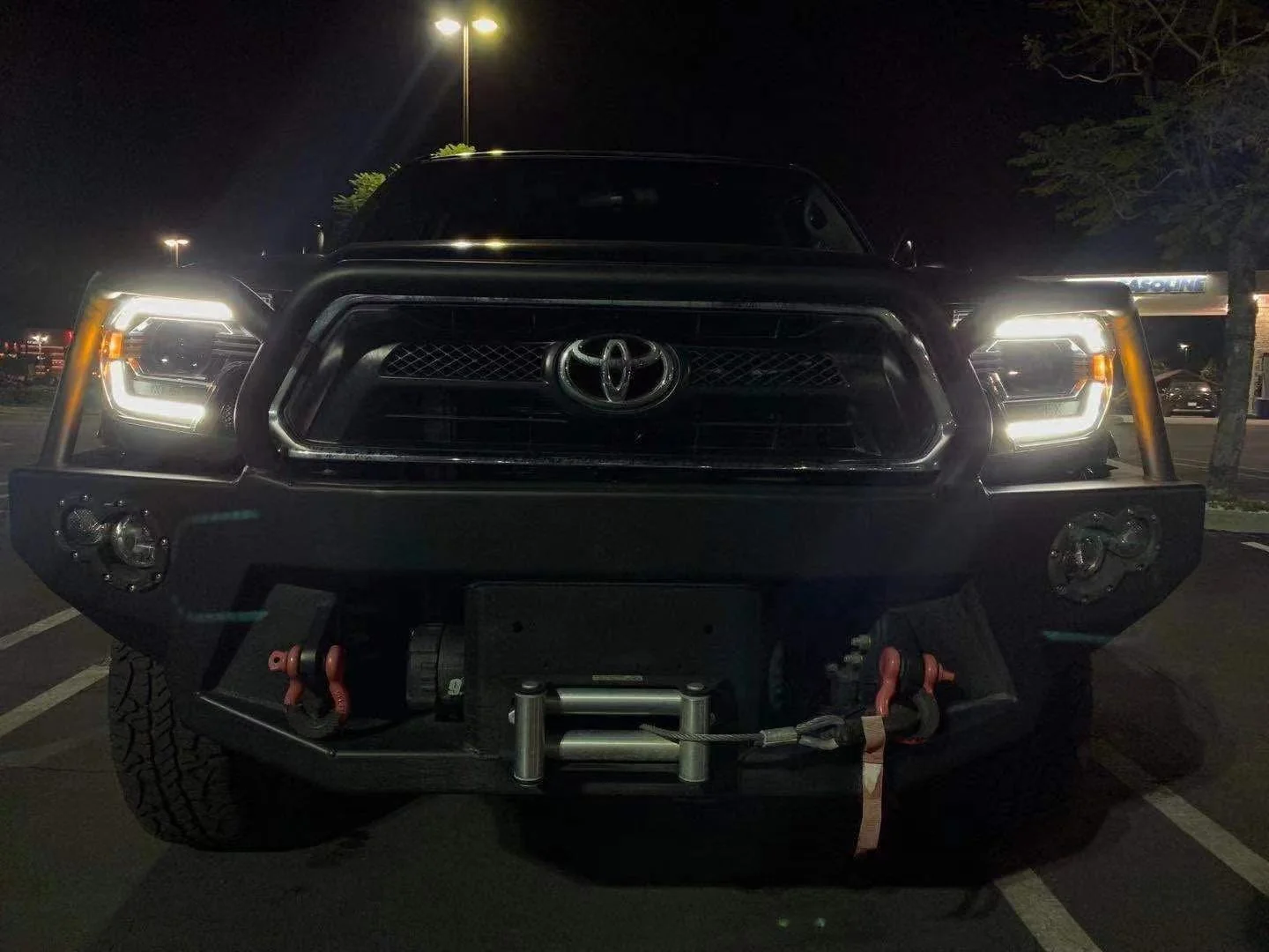 12-15 Toyota Tacoma PRO-Series Projector Headlights Alpha-Black - Image 4