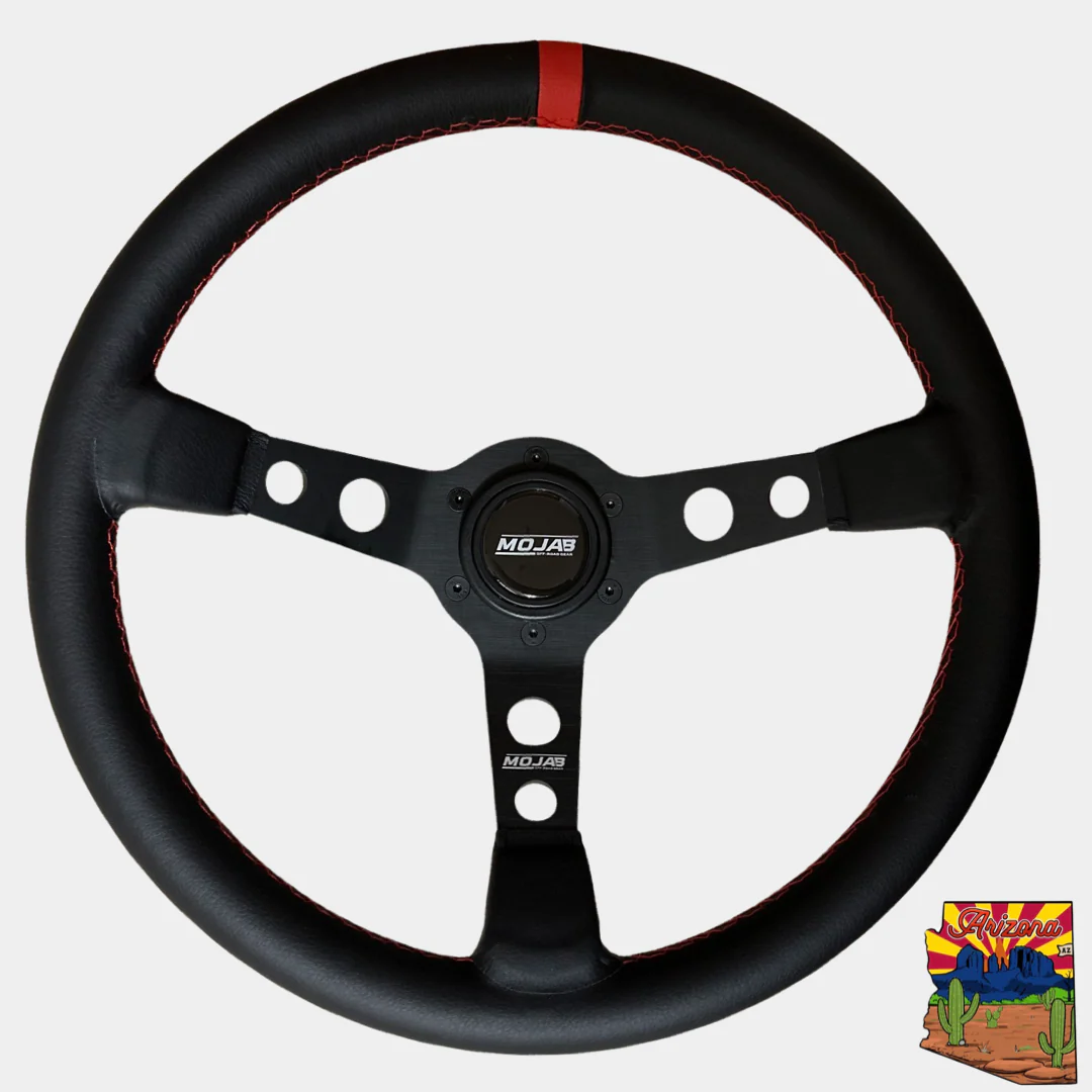 13.5'' MOJAB Deep Dish Steering Wheel Leather or Suede - Image 2