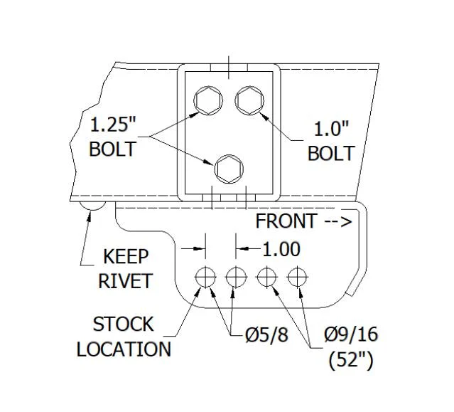 1972-1993 1st Gen Dodge Ram Front Spring Box Hanger Cummins W250 W150 W350 Ramcharger - Image 3