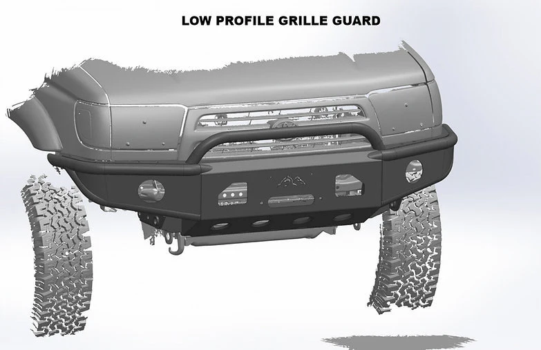 1996-2002 3rd Gen 4Runner Closed Wing Hybrid Front Bumper - DIY Kit - Image 3