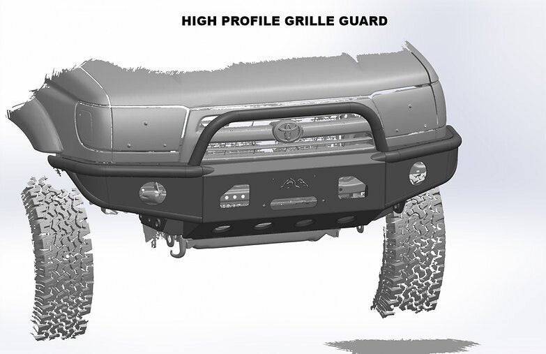 1996-2002 3rd Gen 4Runner Plate Front Bumper - DIY Kit - Image 4