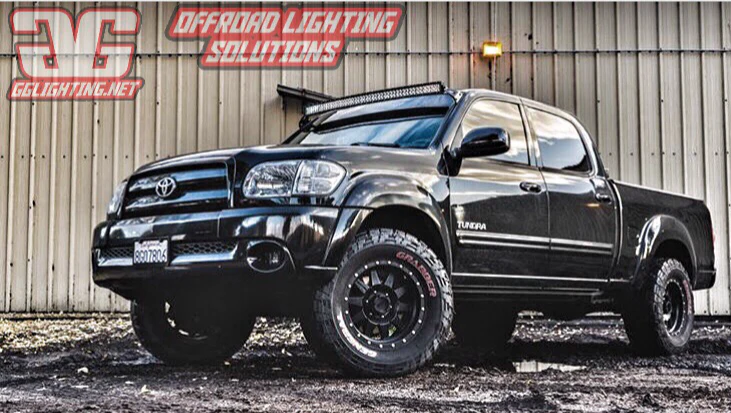 2000 - 2006 Toyota Tundra Double Cab 50" Curved LED Light Bar Roof Mounts - Image 3