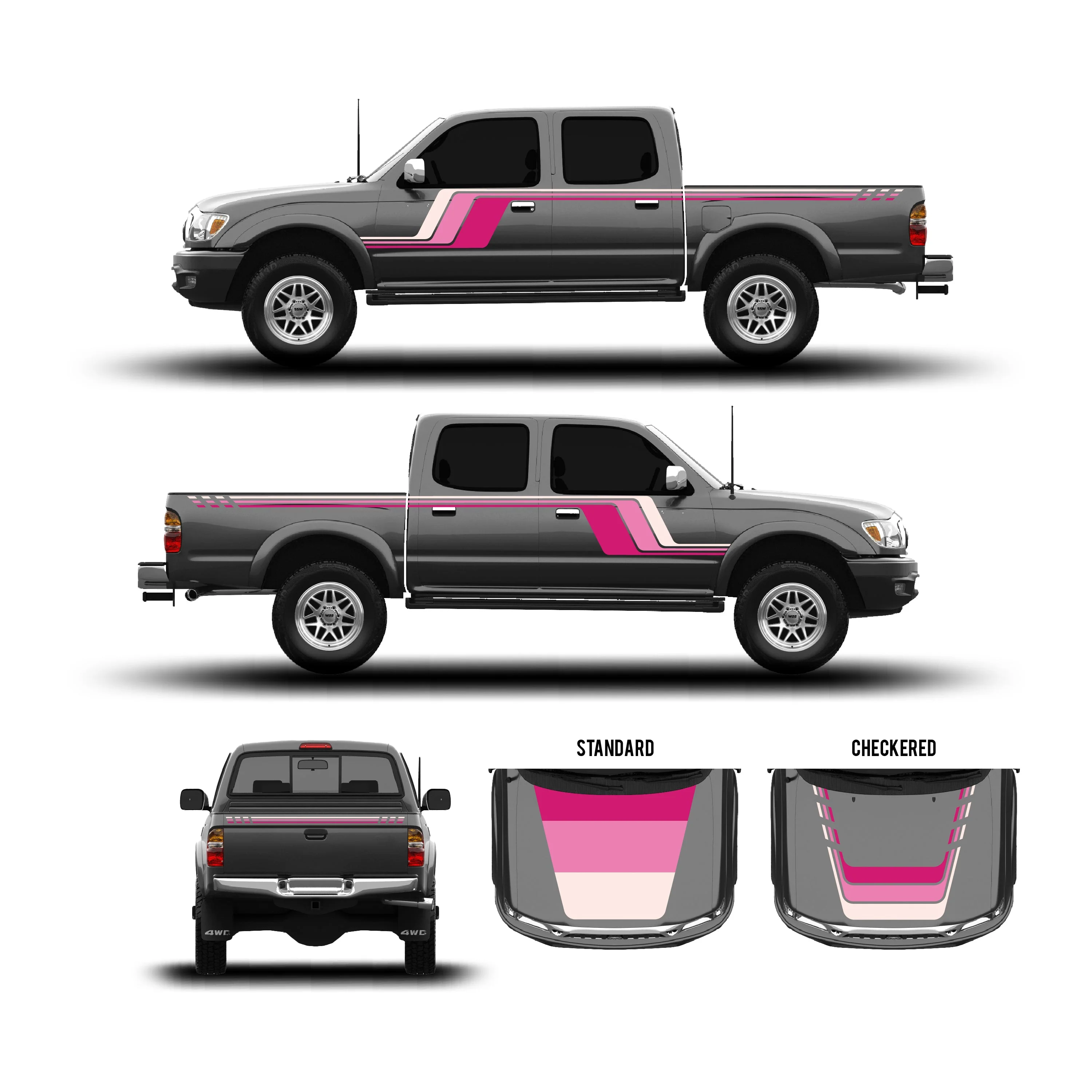 2001-04 Tacoma Checkered Stripe Kit - Image 49