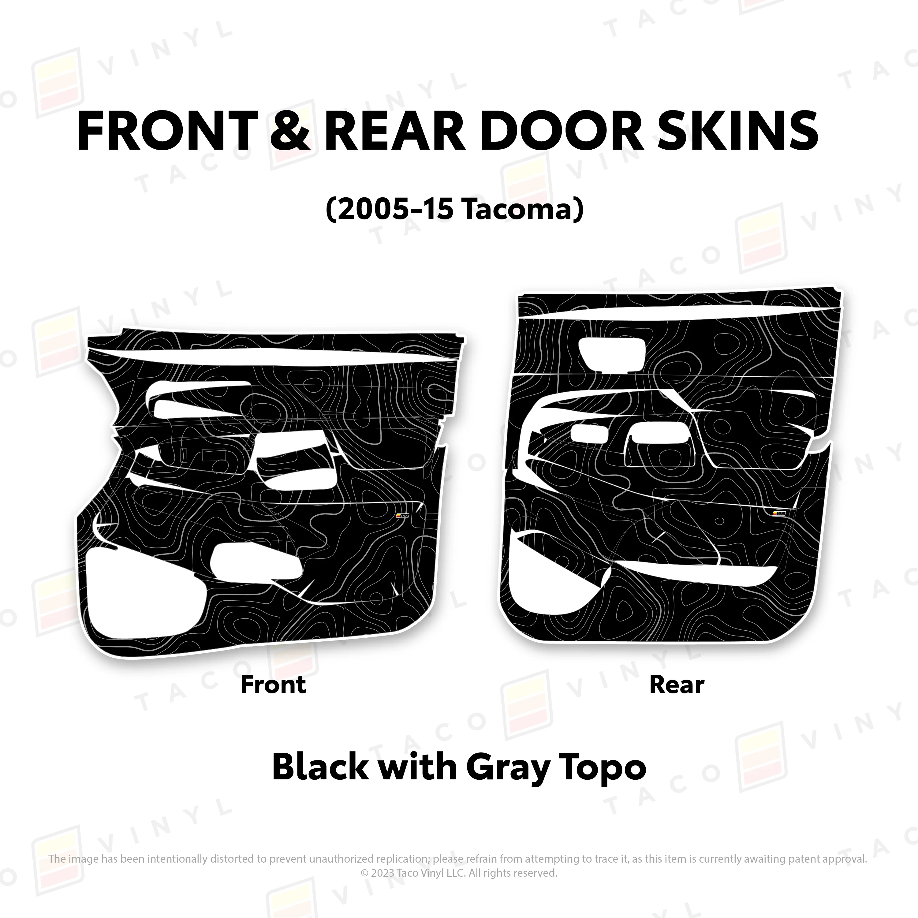 2005-15 Tacoma Door Skins - Image 20