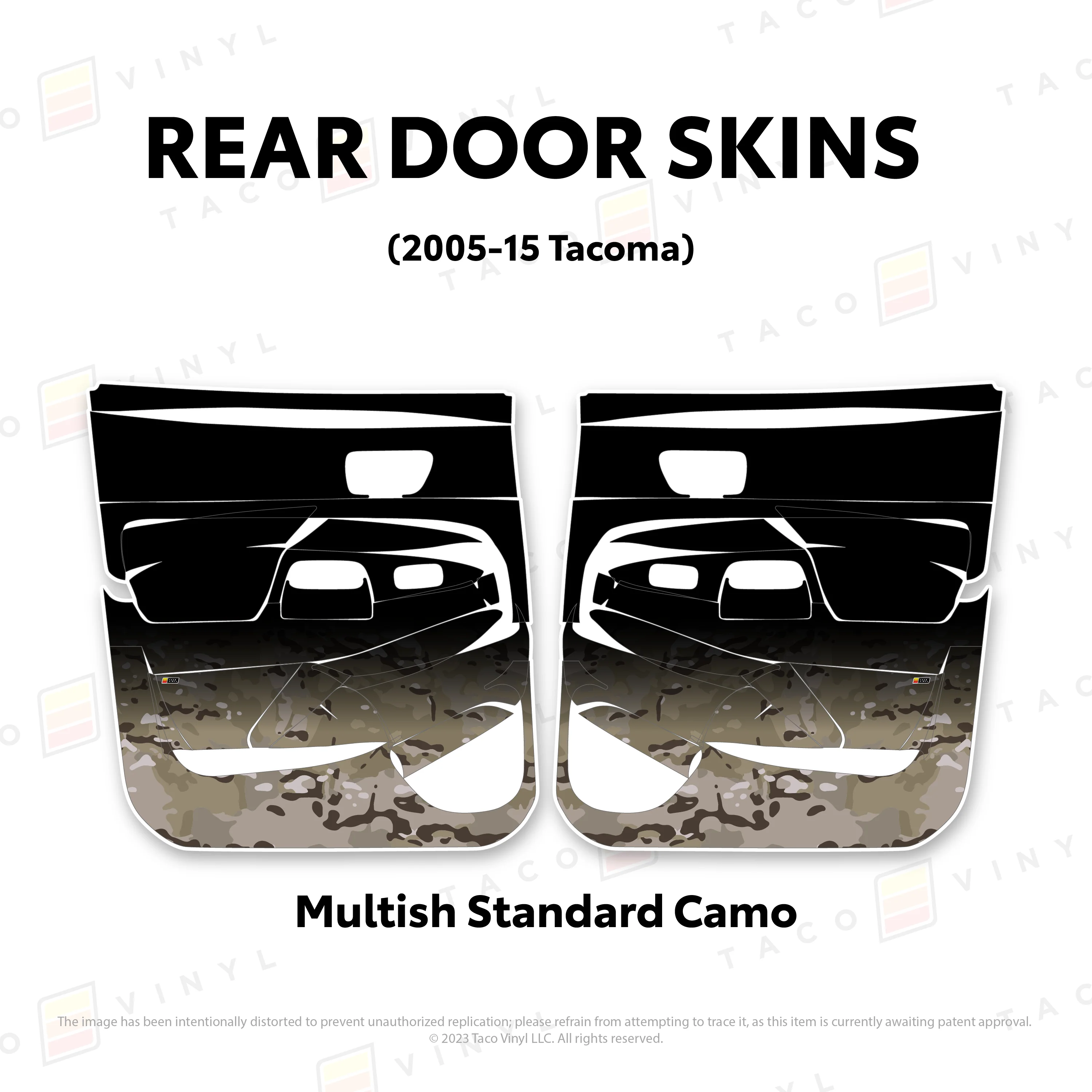 2005-15 Tacoma Door Skins - Image 54