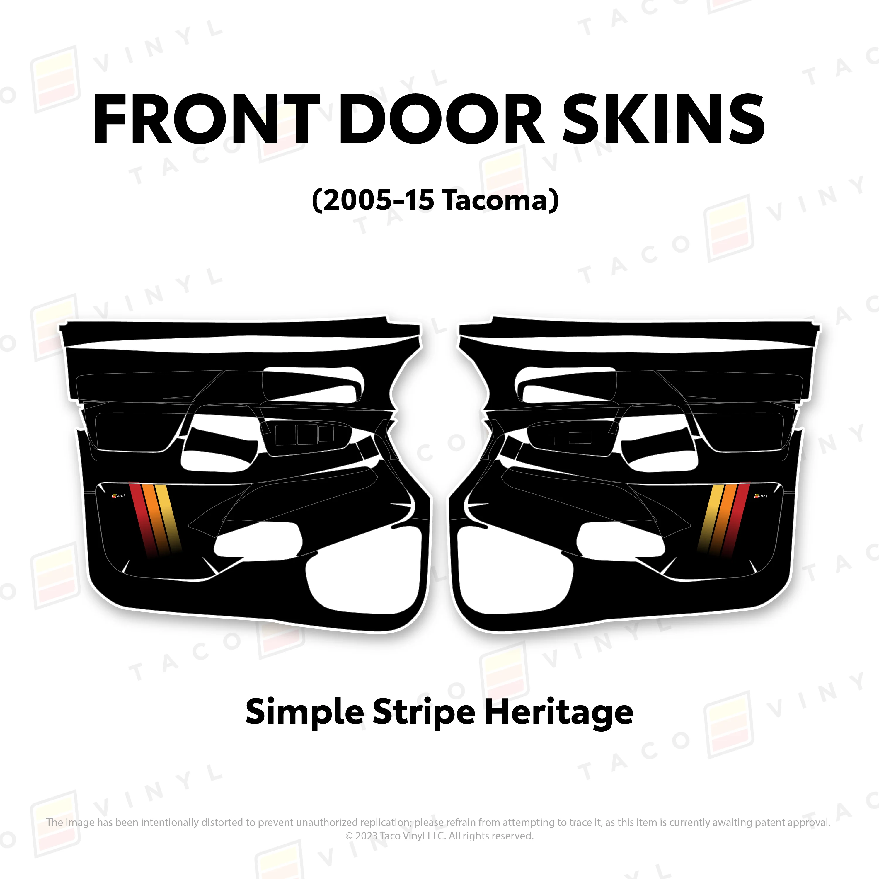 2005-15 Tacoma Door Skins - Image 70