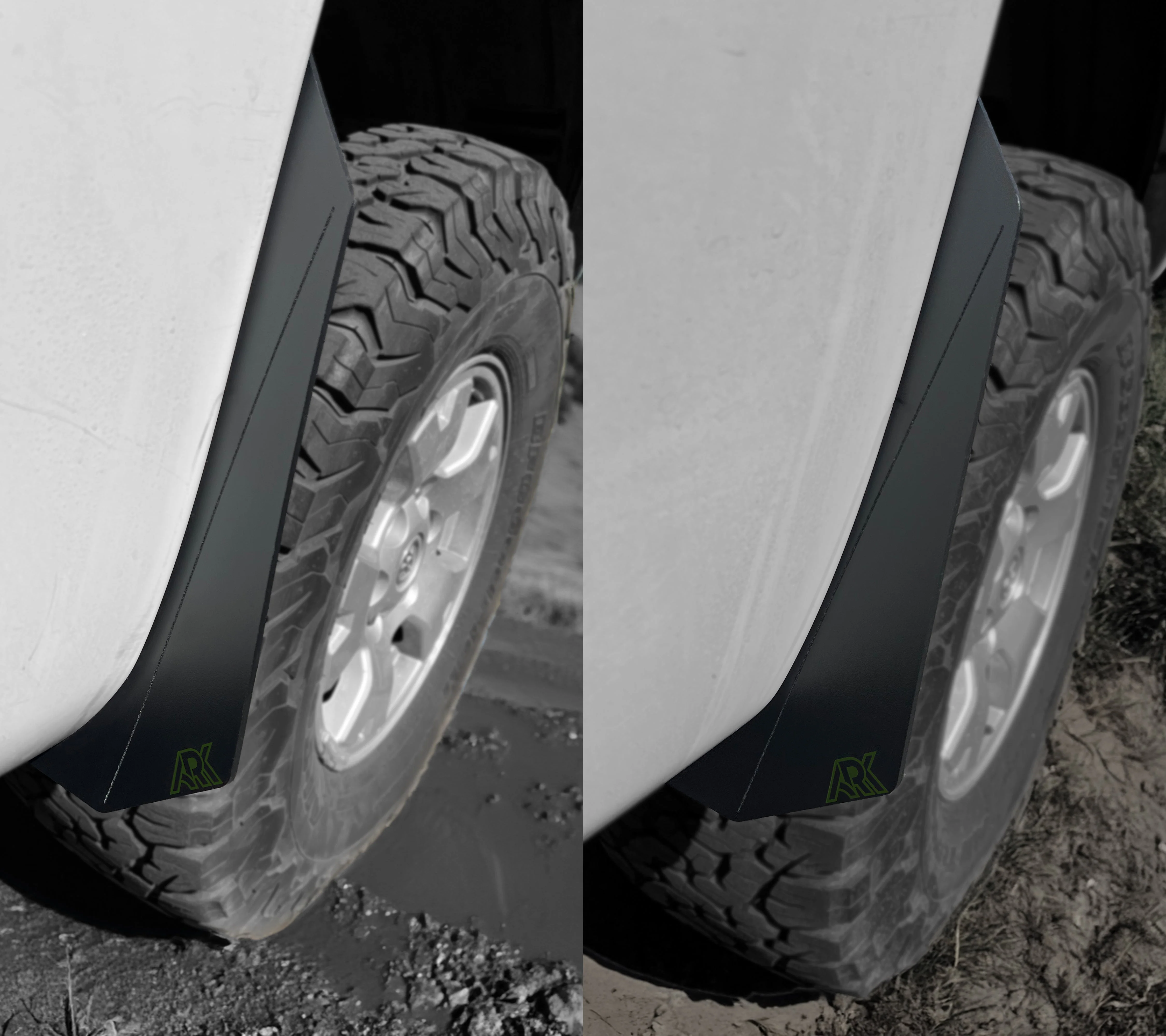 2005-2015 Toyota Tacoma TriXpoly Splash Guards & Micros - Image 9