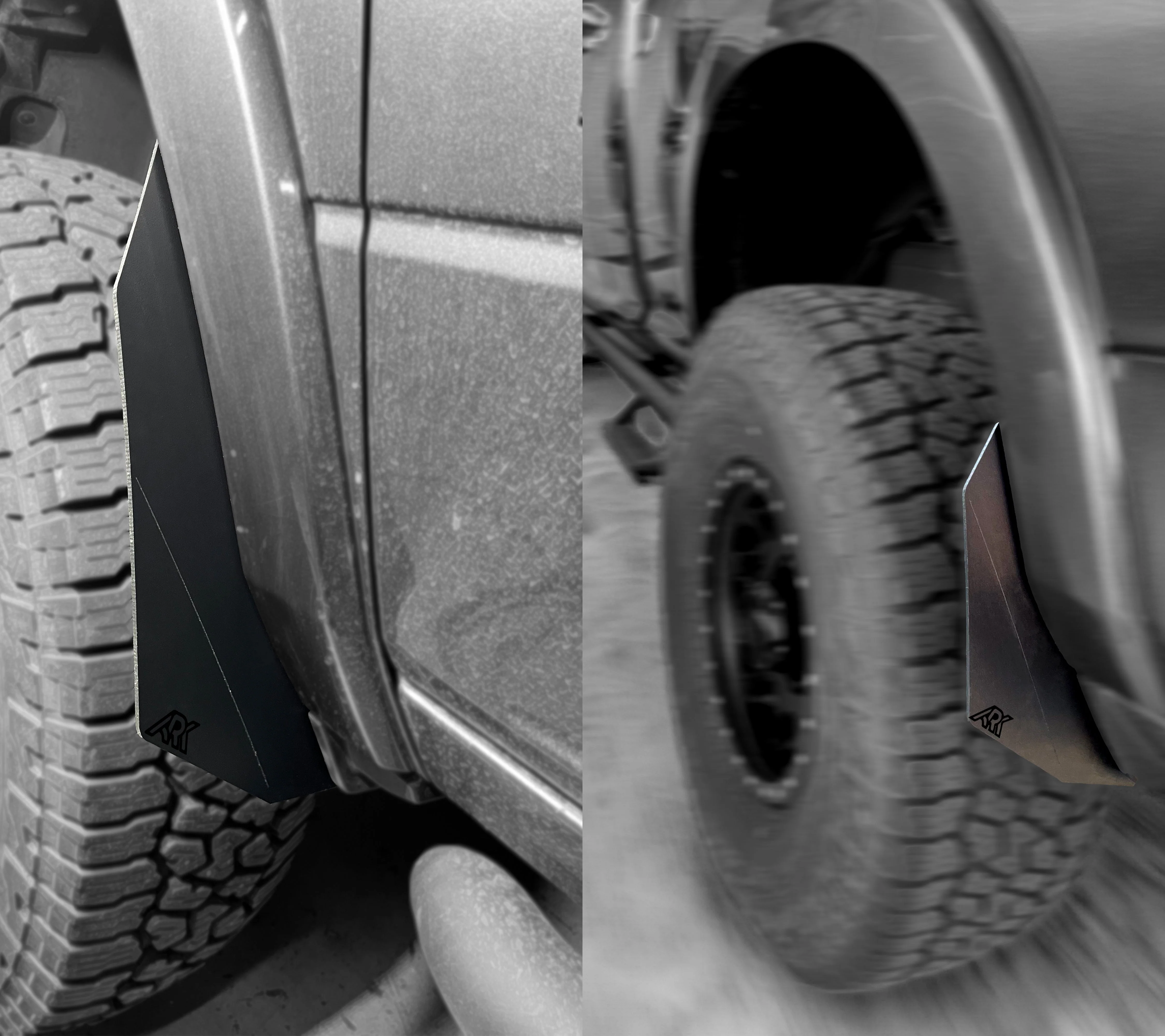 2009-2024 Dodge RAM TriXpoly Micro Splash Guards - Image 24