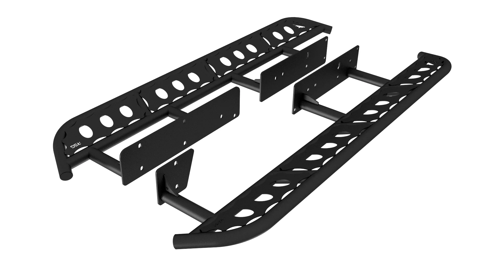 2010-2023 Lexus GX460 Angled Sliders With Top Plate **No Kick Out** - Image 4