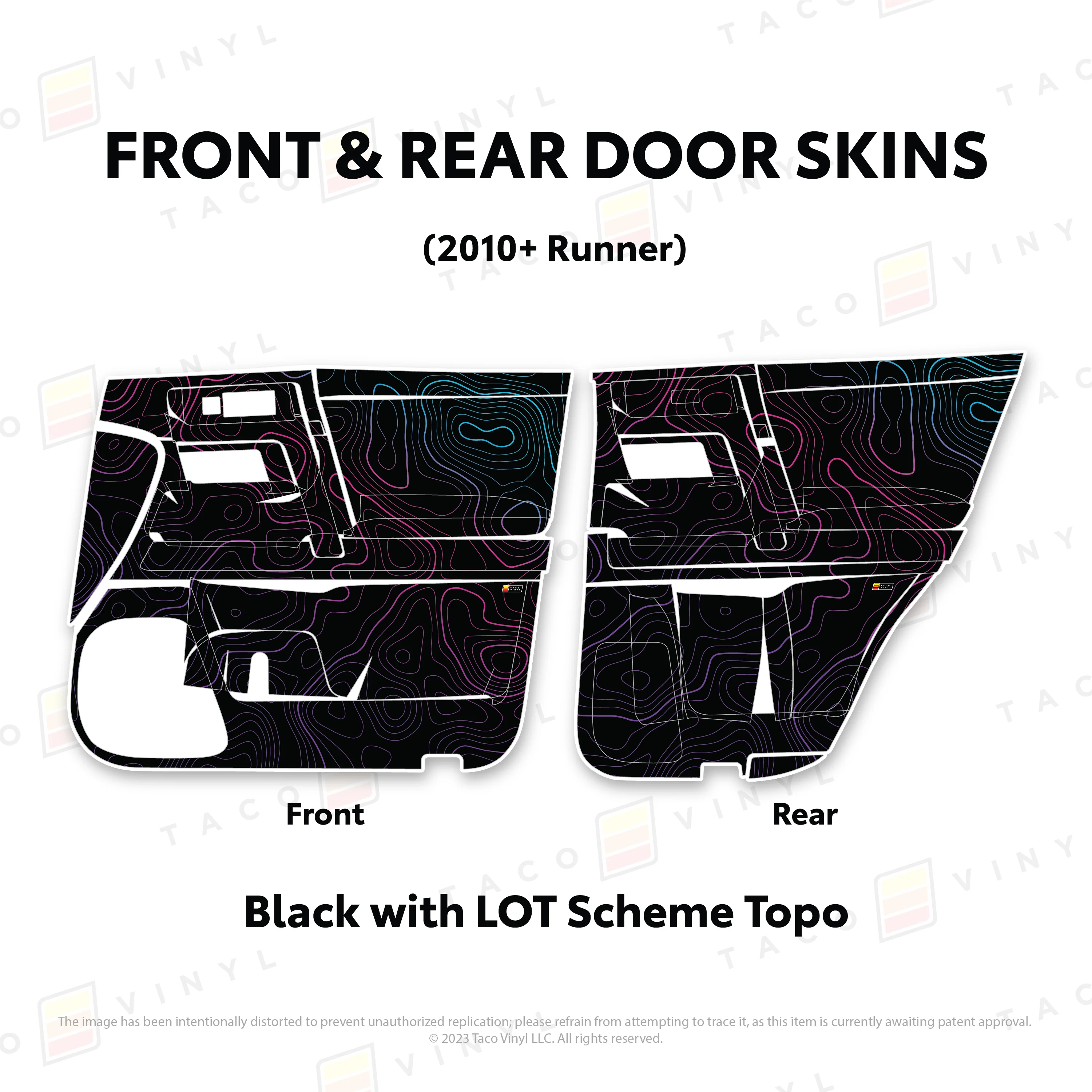 2010-24 4Runner Door Skins - Image 23