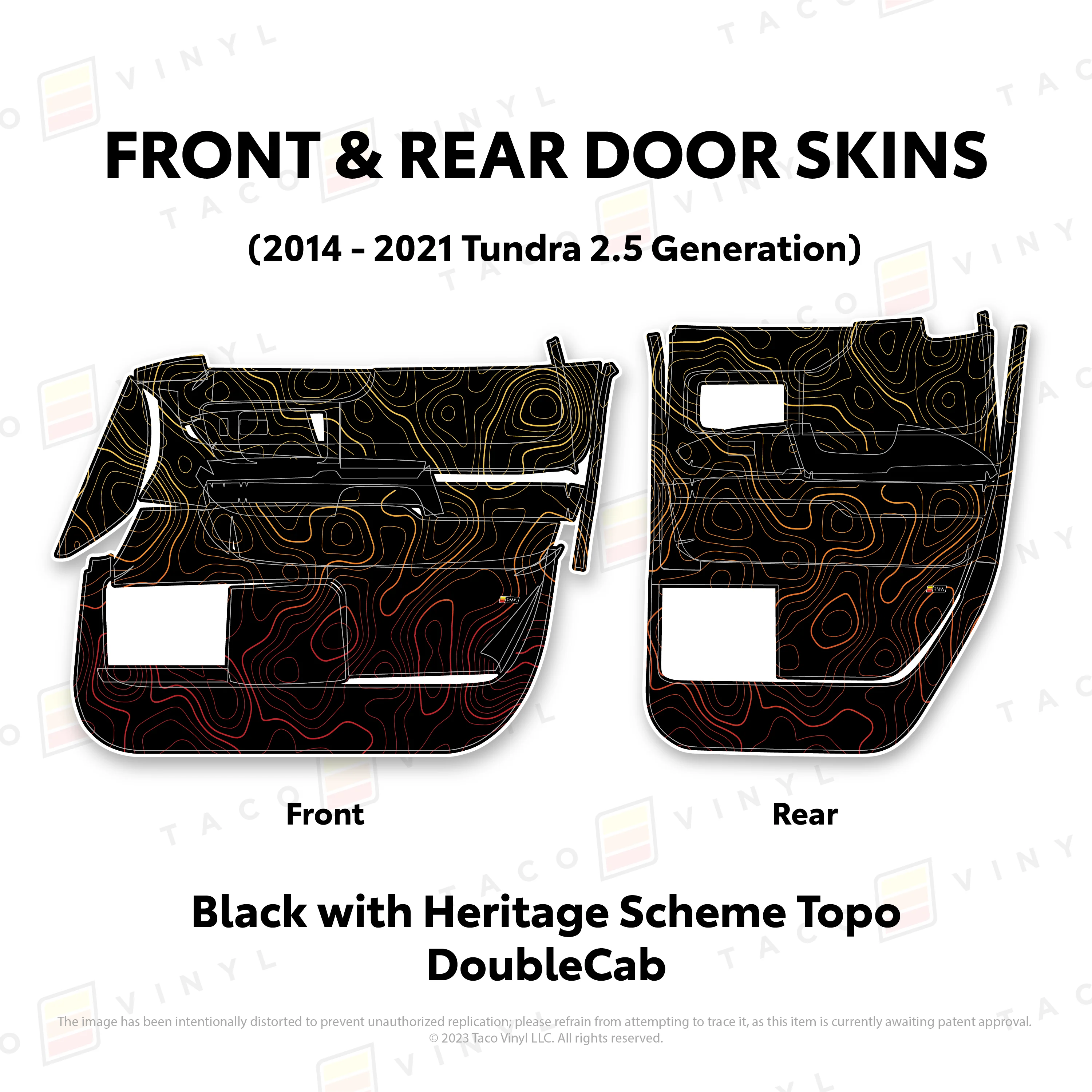 2014-21 Tundra Door Skins - Image 4