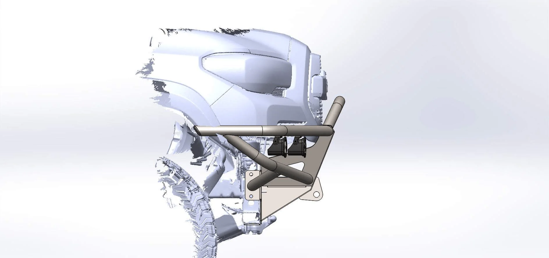 2016-2023 3rd Gen Tacoma Hybrid Front Bumper - DIY Kit - Image 7