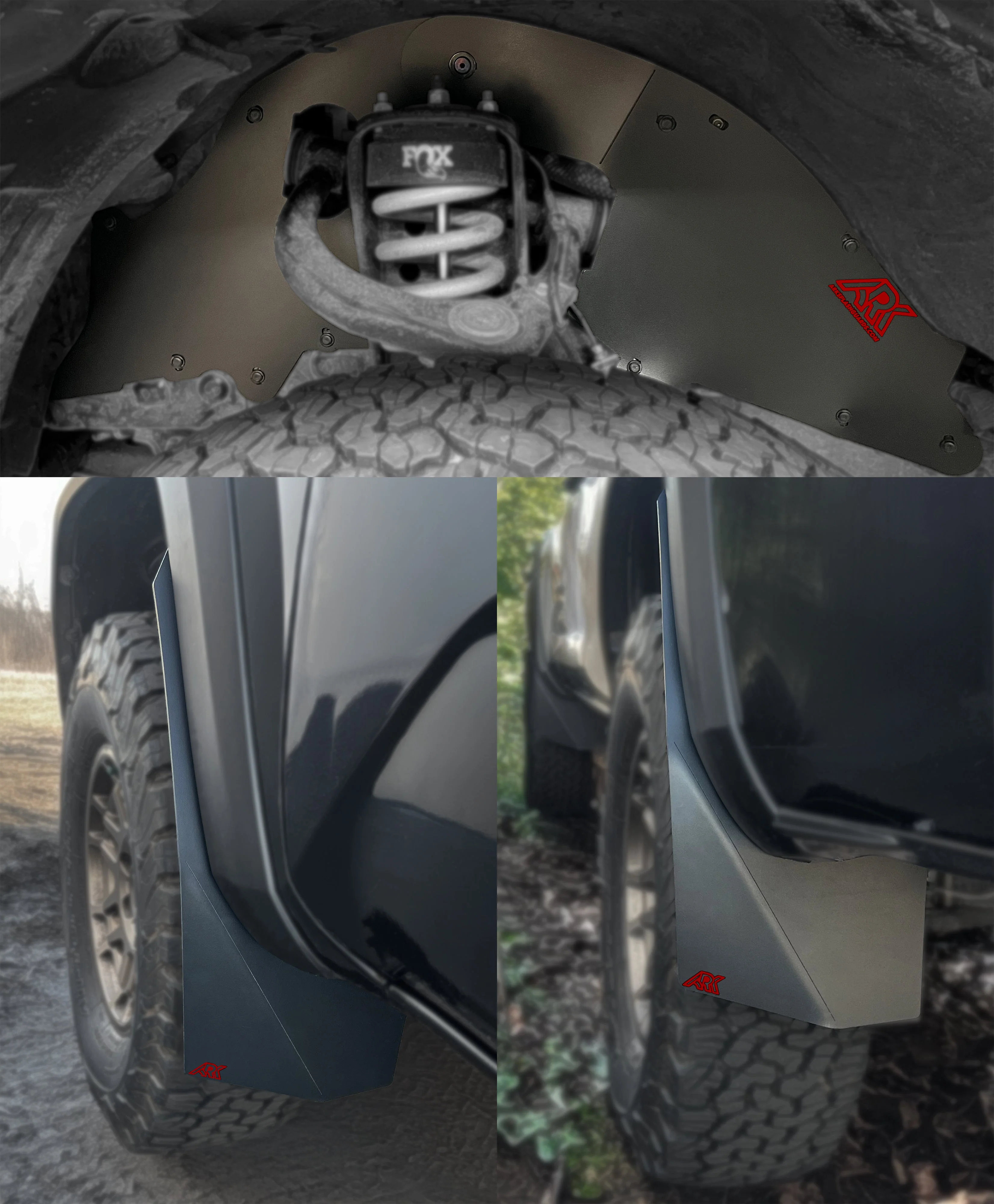 2016-2023 Toyota Tacoma TriXpoly Splash Guards & Mudflap Micros - Image 4