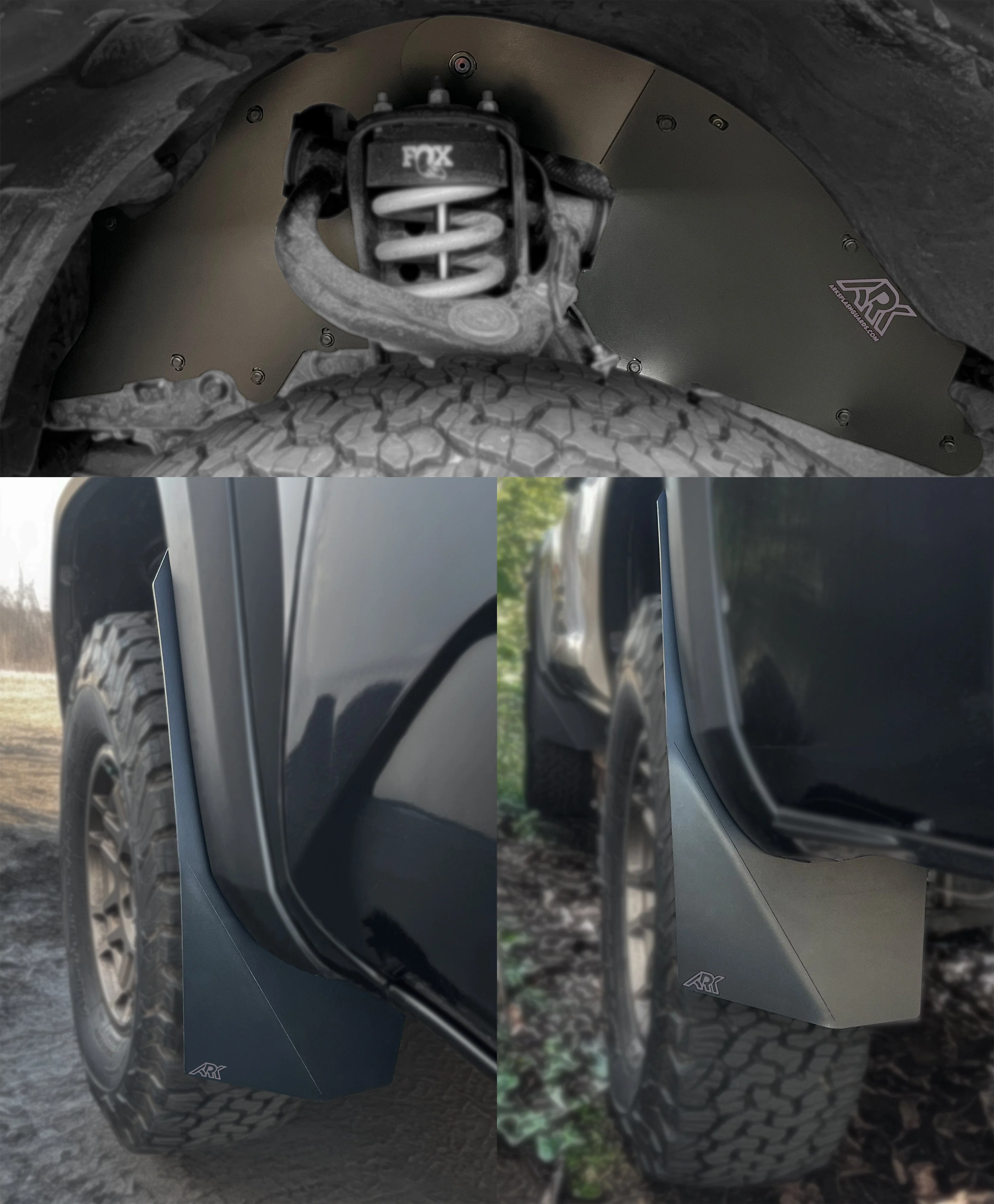 2016-2023 Toyota Tacoma TriXpoly Splash Guards & Mudflap Micros - Image 7