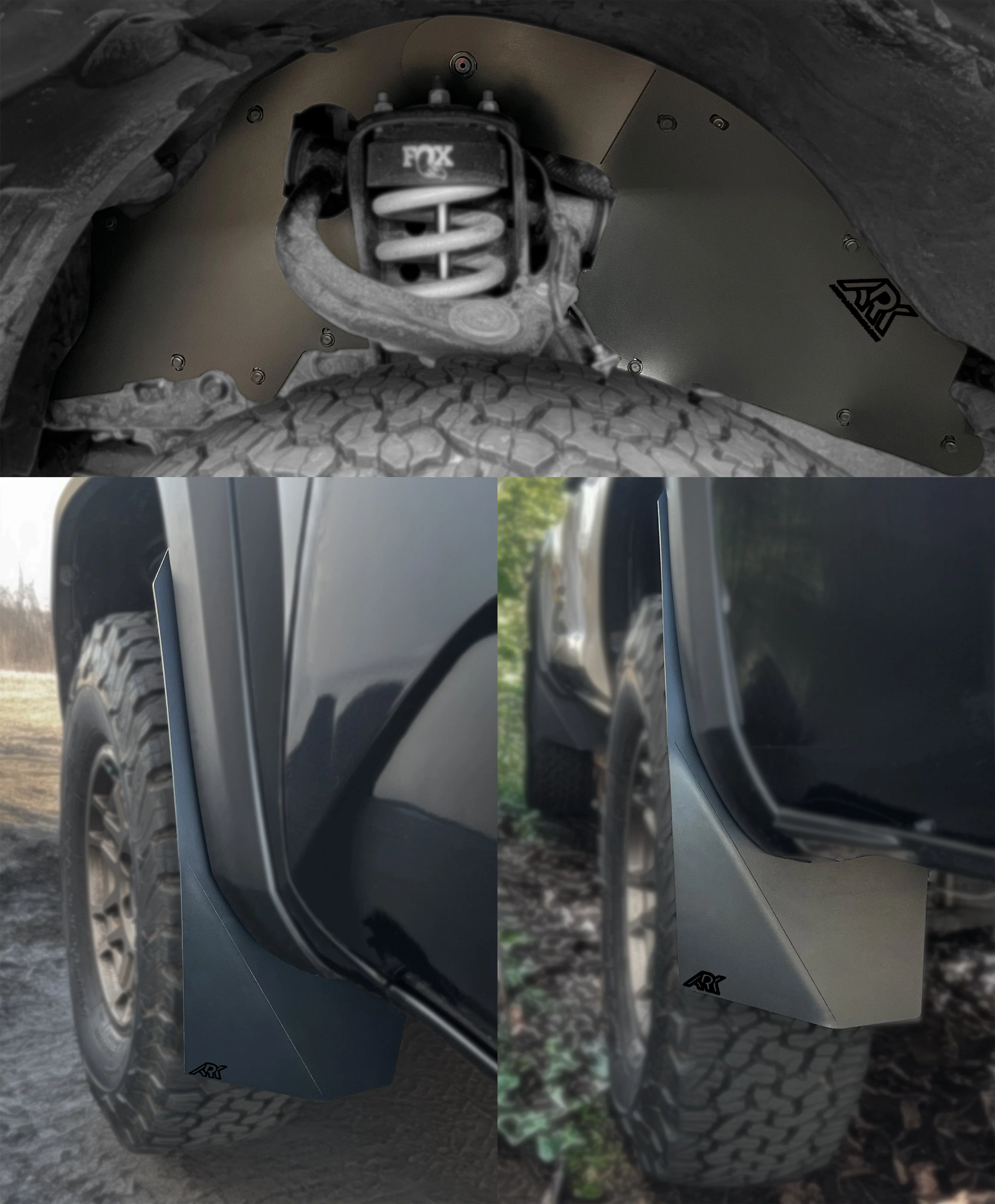 2016-2023 Toyota Tacoma TriXpoly Splash Guards & Mudflap Micros - Image 8