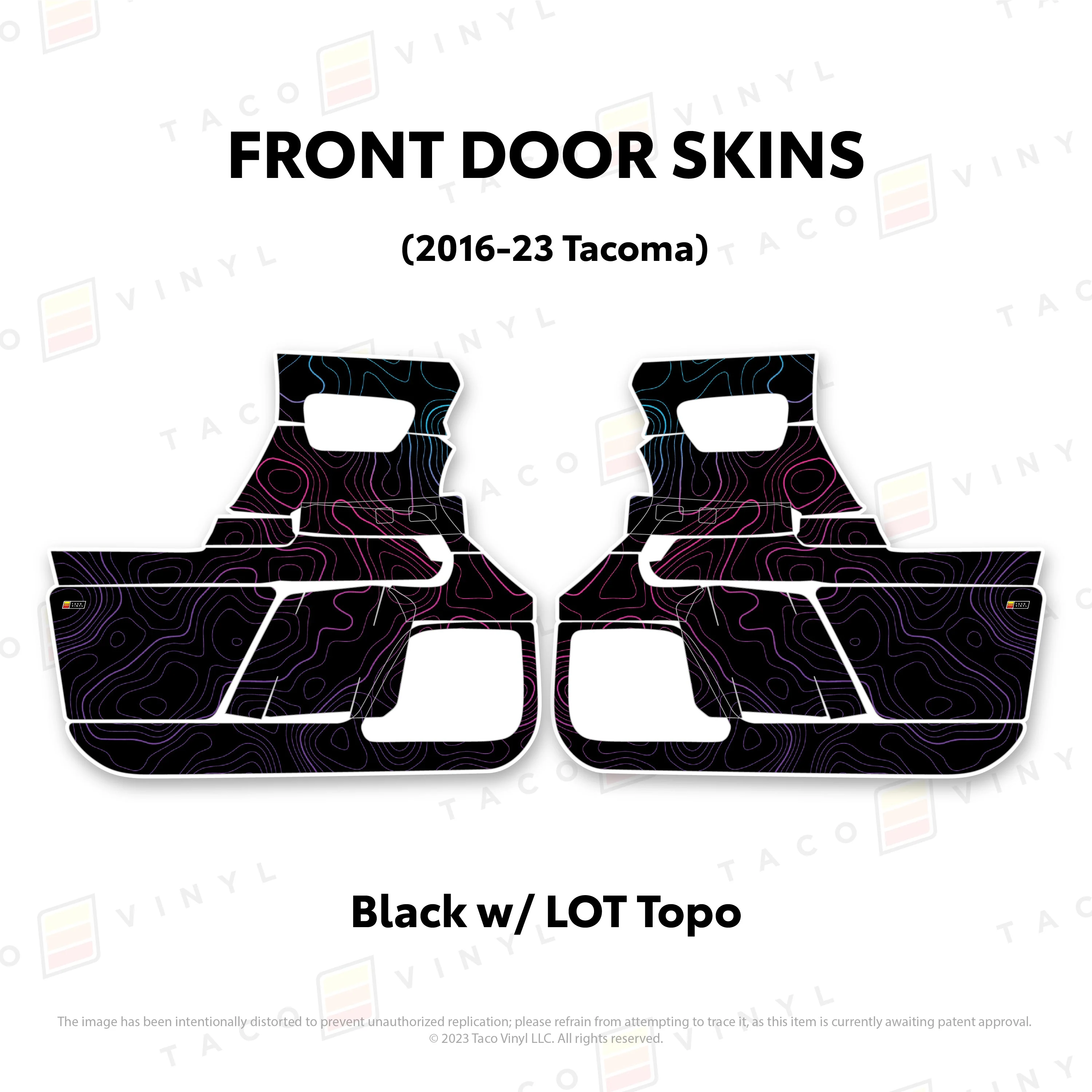 2016-23 Tacoma Door Skins - Image 24