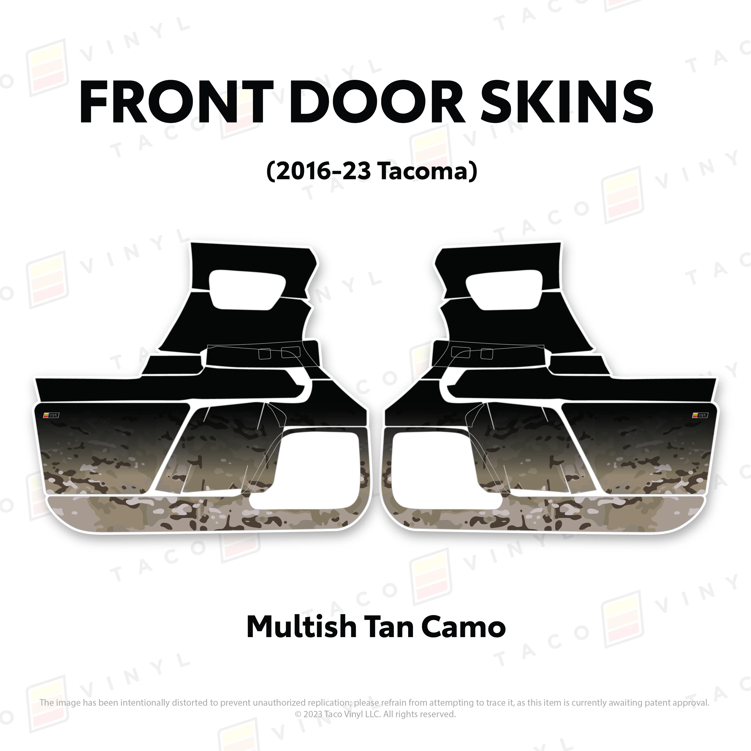 2016-23 Tacoma Door Skins - Image 28