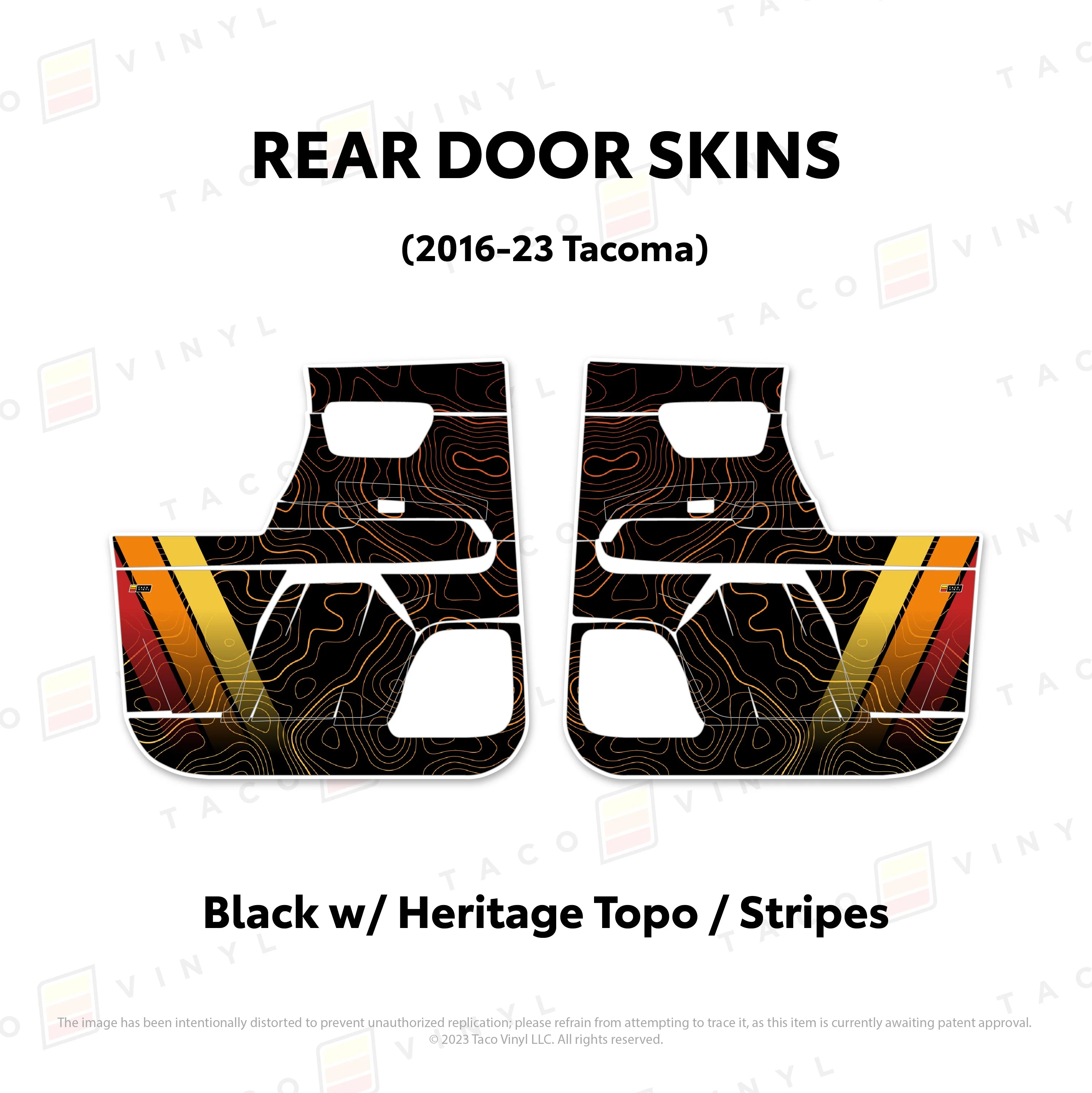 2016-23 Tacoma Door Skins - Image 36
