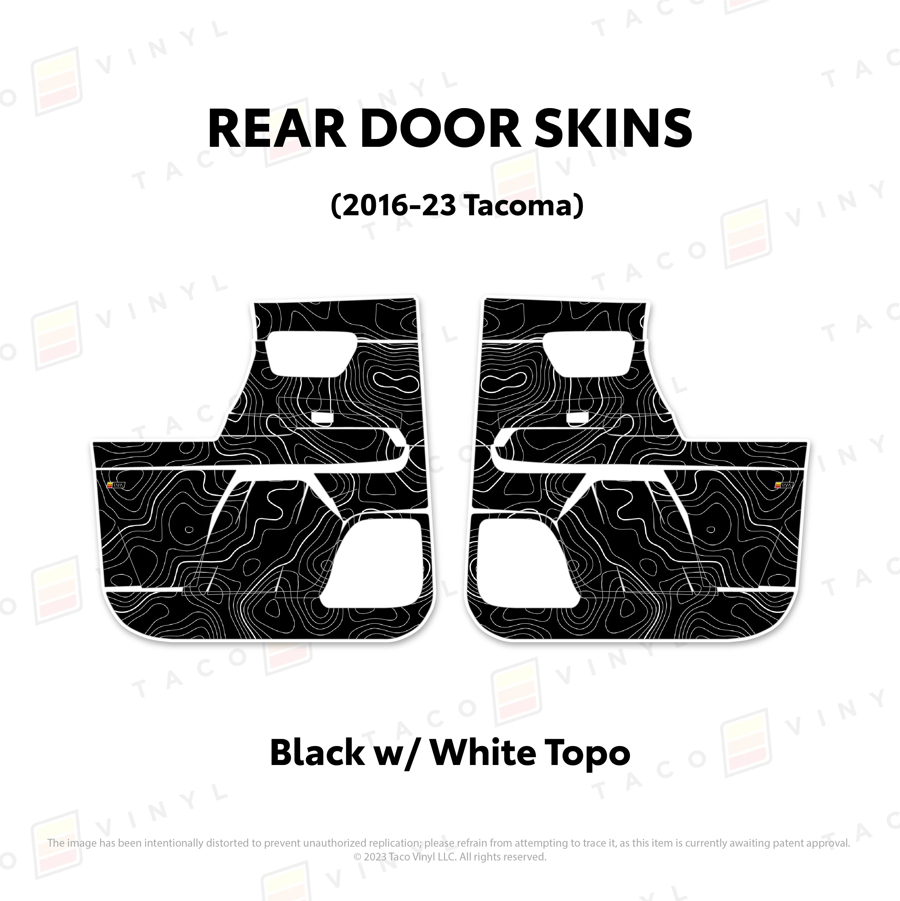 2016-23 Tacoma Door Skins - Image 41