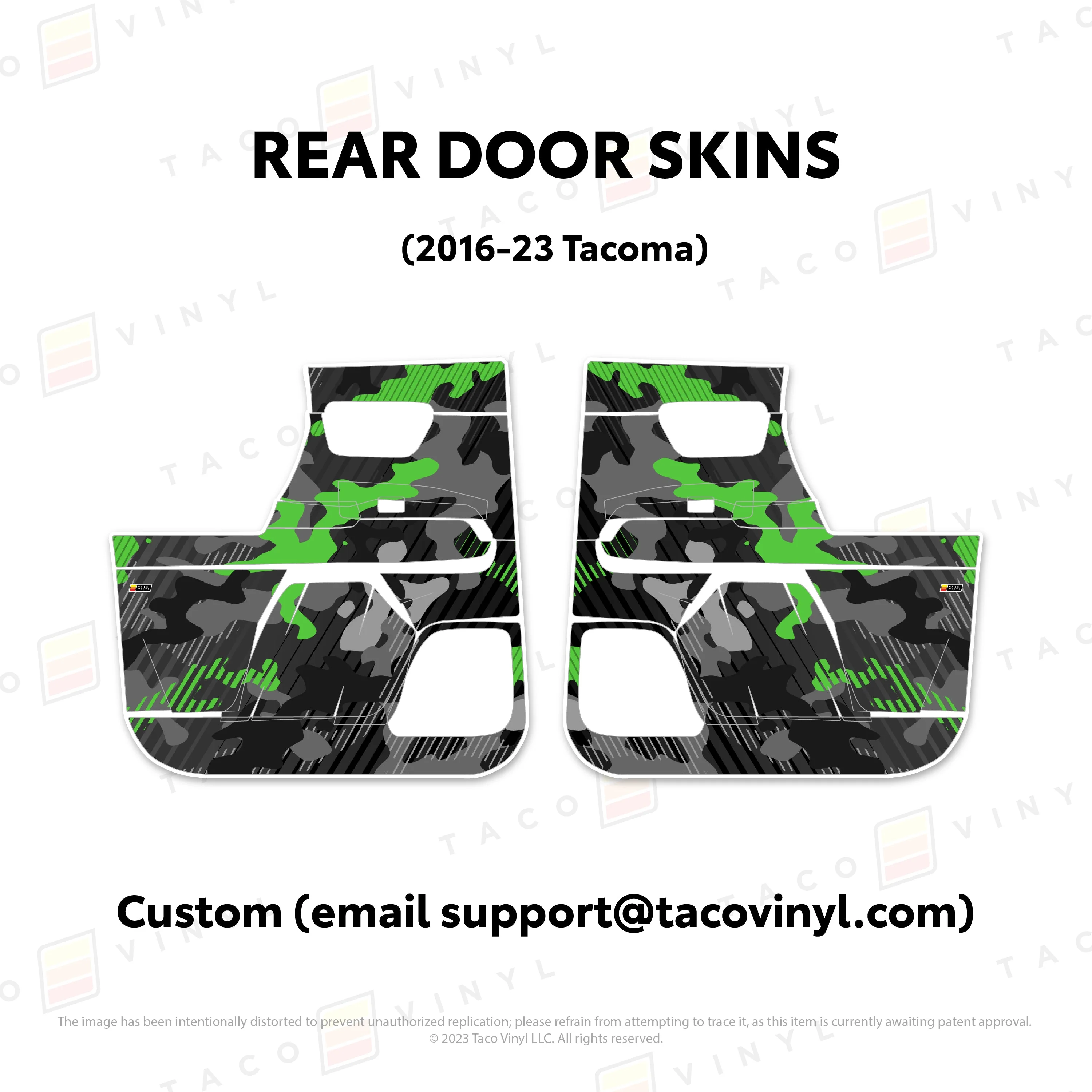 2016-23 Tacoma Door Skins - Image 48