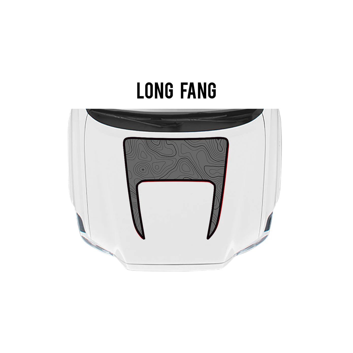 2016-23 Tacoma Sport/Pro Checkered Hood Stamp - Image 38