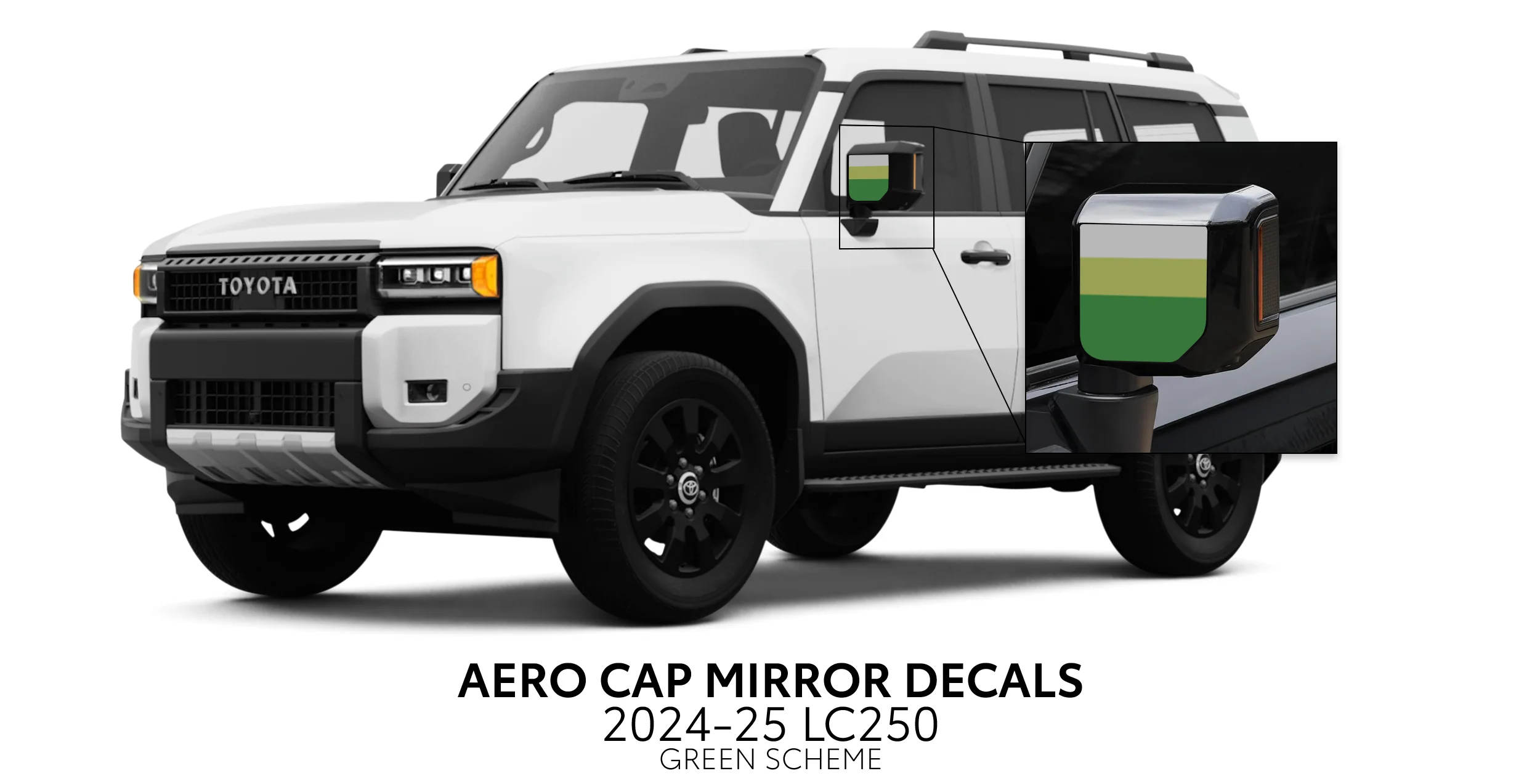 2024+ Land Cruiser 250 Aero Cap Mirror Decals - Image 37