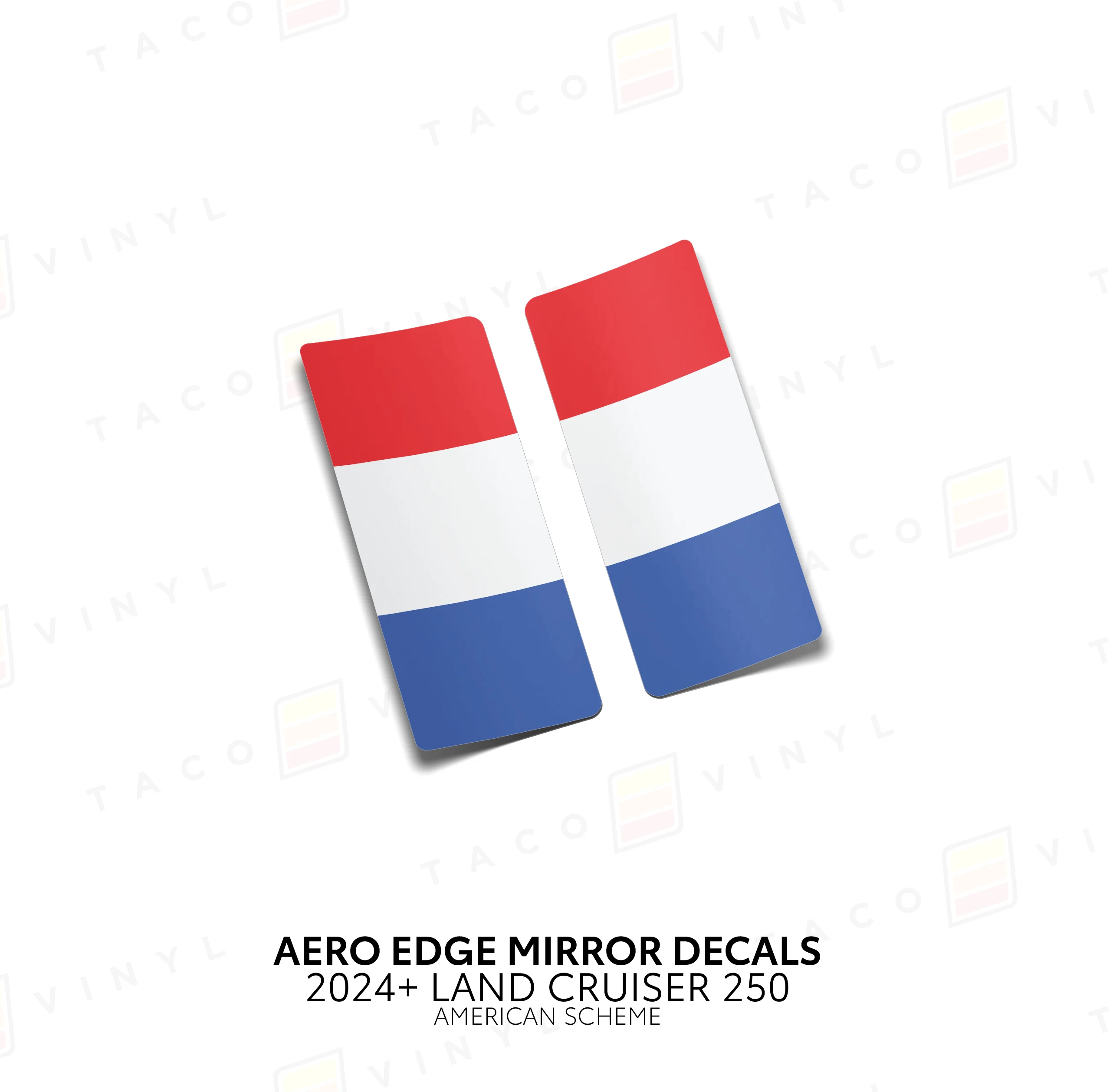 2024+ Land Cruiser 250 Aero Edge Mirror Decals - Image 20