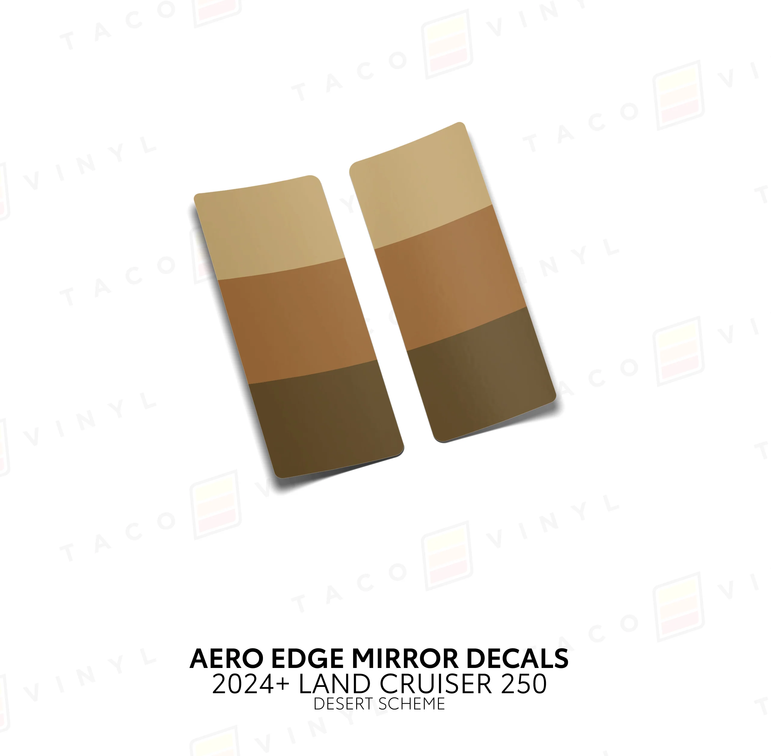 2024+ Land Cruiser 250 Aero Edge Mirror Decals - Image 24