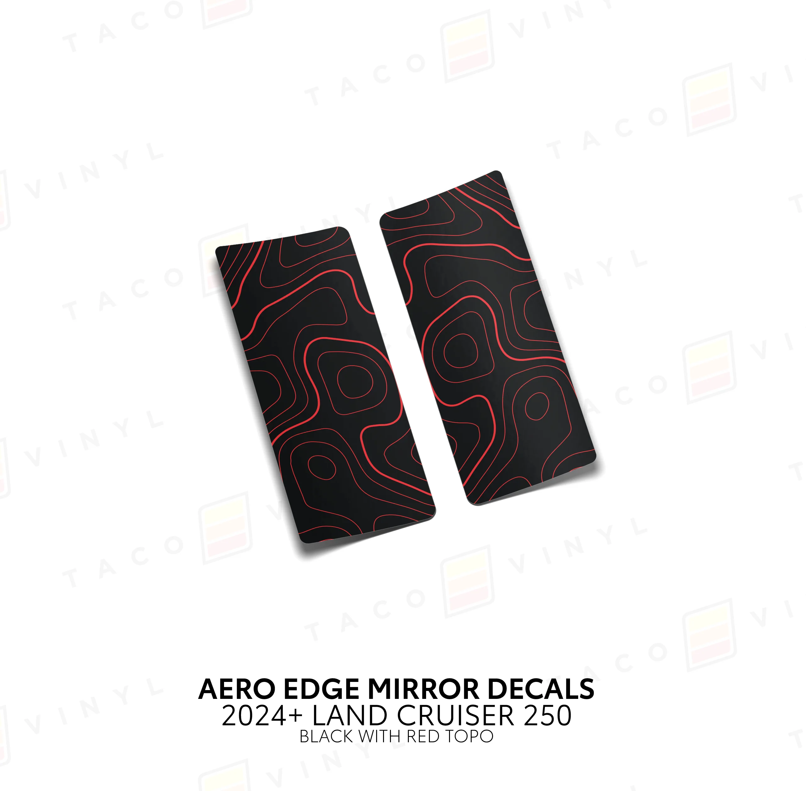 2024+ Land Cruiser 250 Aero Edge Mirror Decals - Image 40