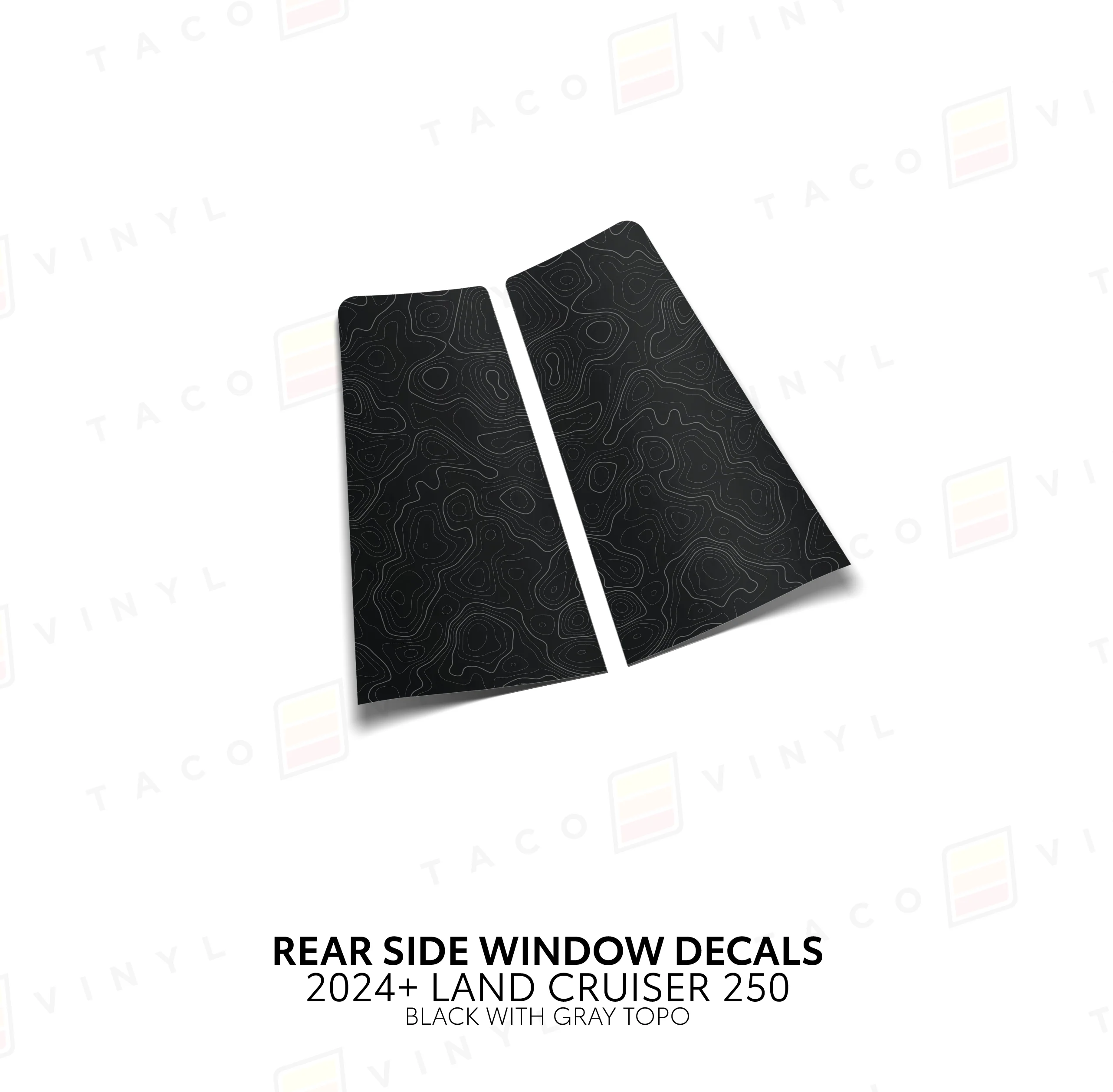 2024+ Land Cruiser 250 Rear Side Window Decal - Image 40