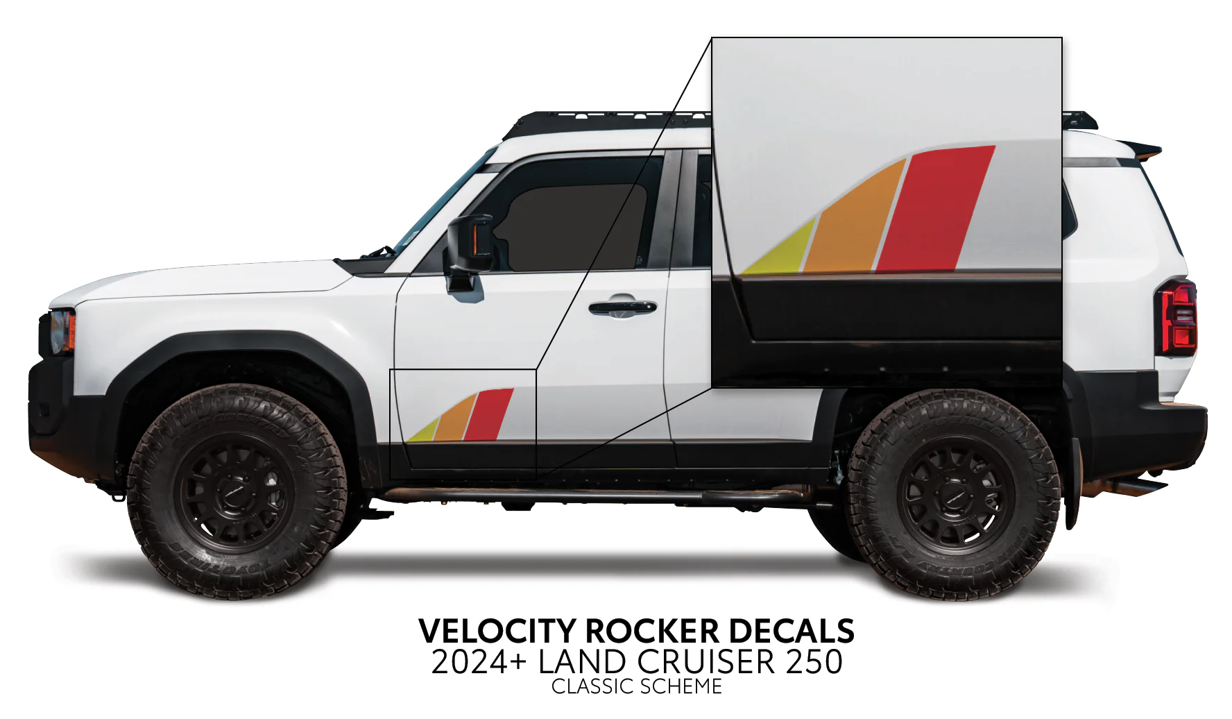 2024+ Land Cruiser 250 Velocity Lower Rocker Decals - Image 3