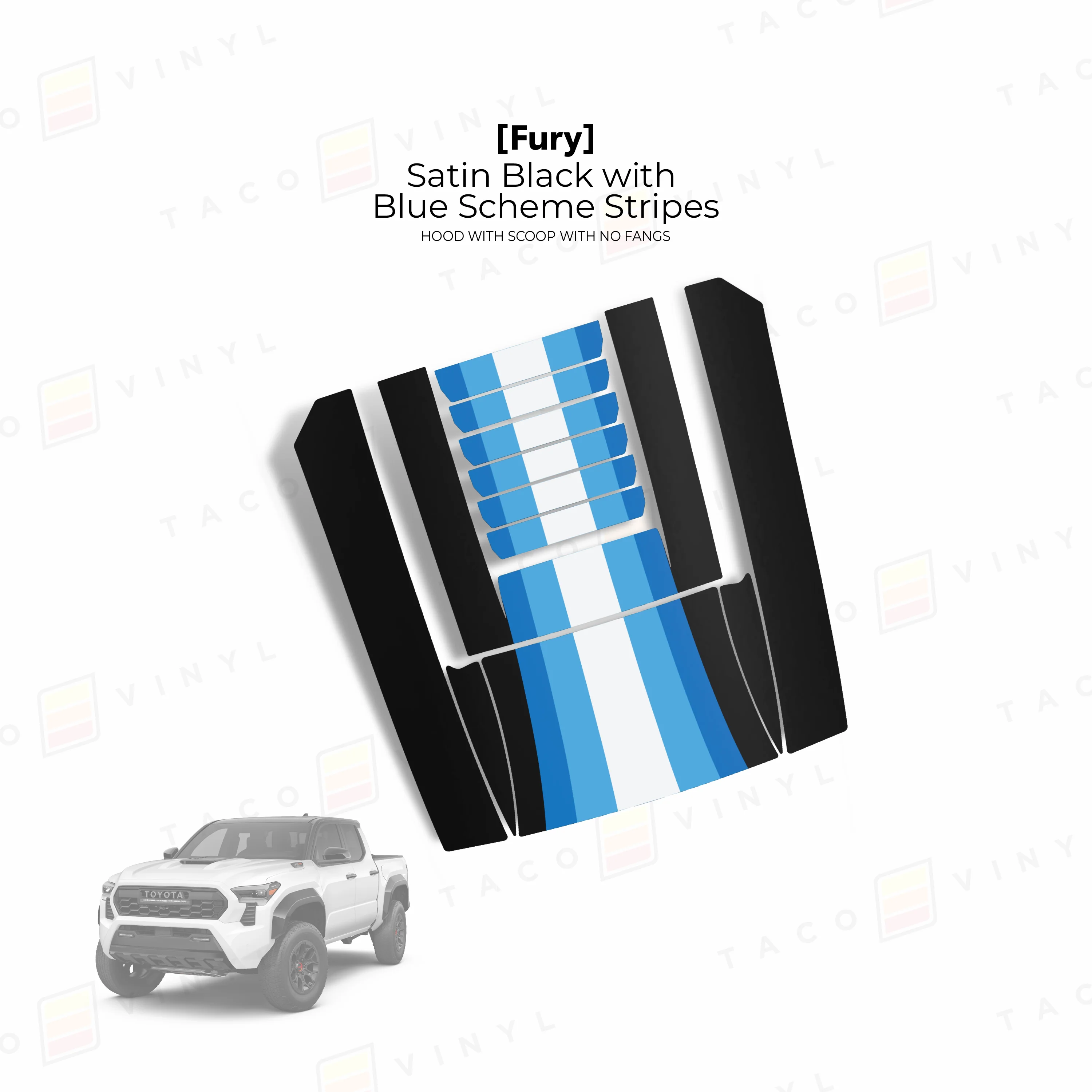2024+ Tacoma Fury Hood Scoop Stamp (W/ No Fangs) - Image 7