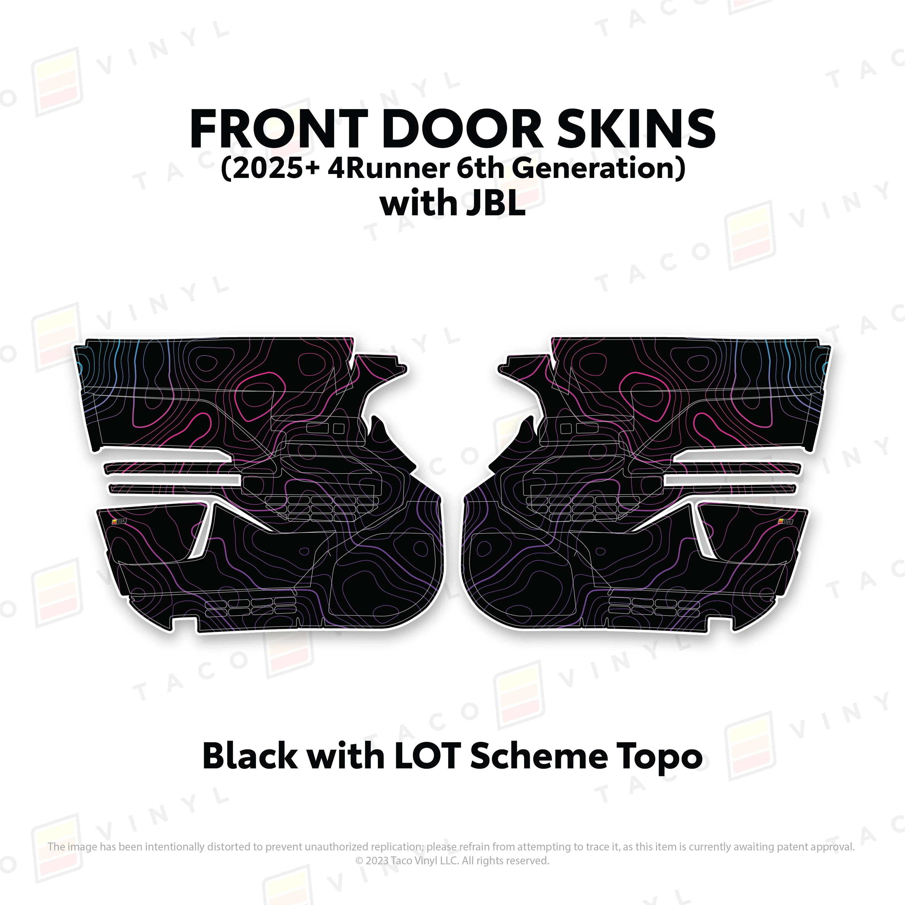 2025+ 4Runner Door Skins - Image 38