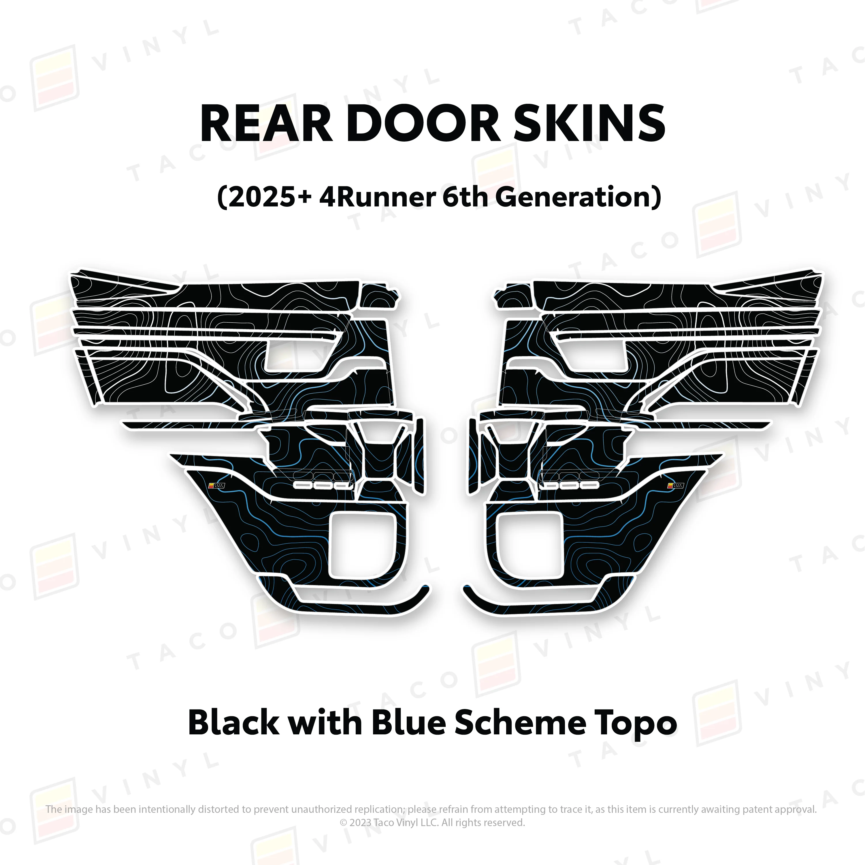 2025+ 4Runner Door Skins - Image 51