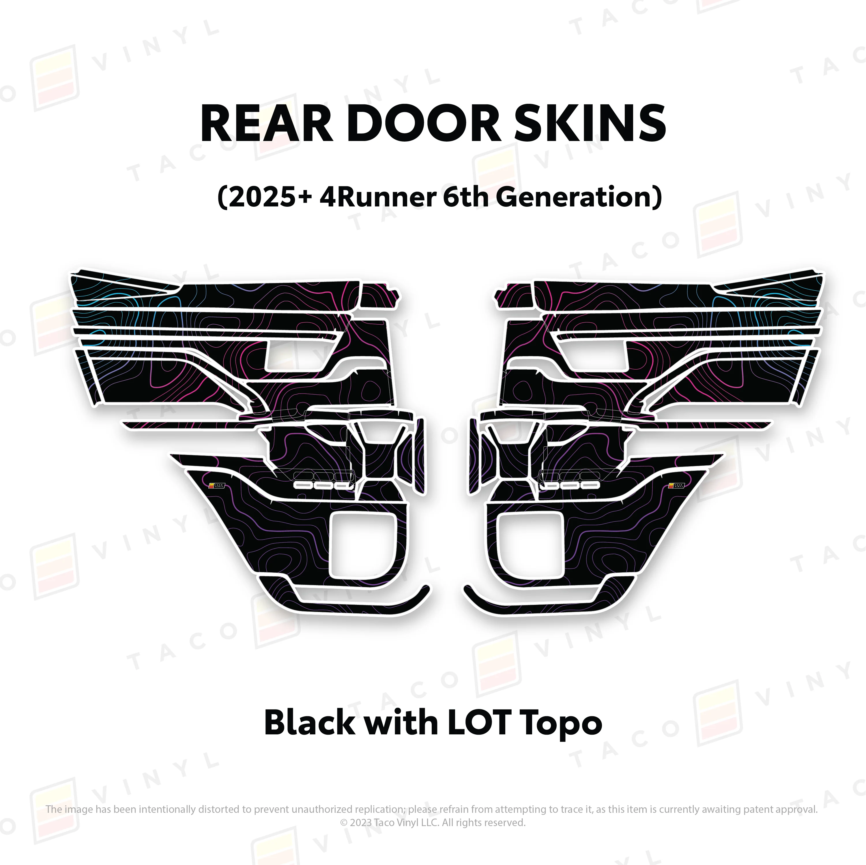 2025+ 4Runner Door Skins - Image 52