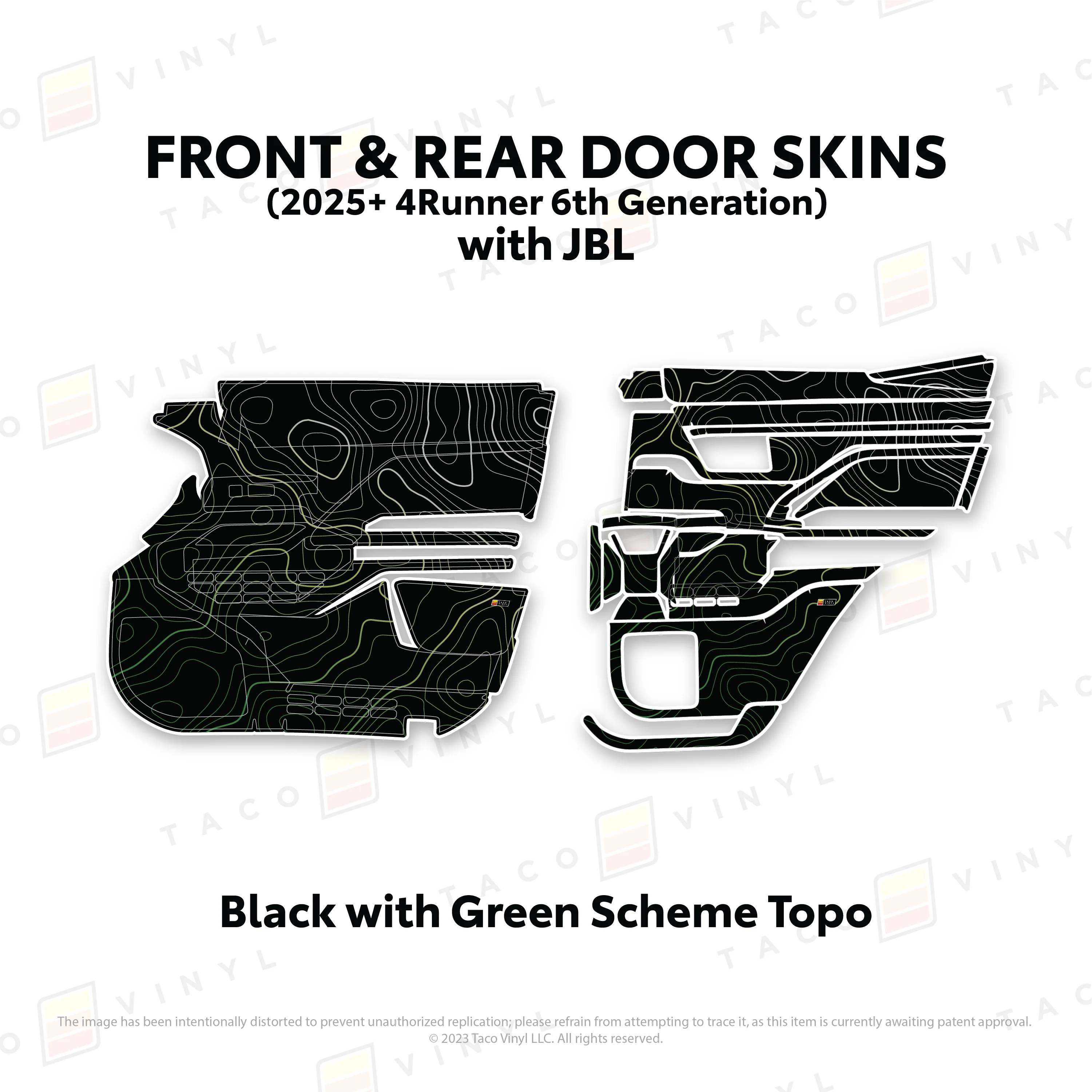 2025+ 4Runner Door Skins - Image 66