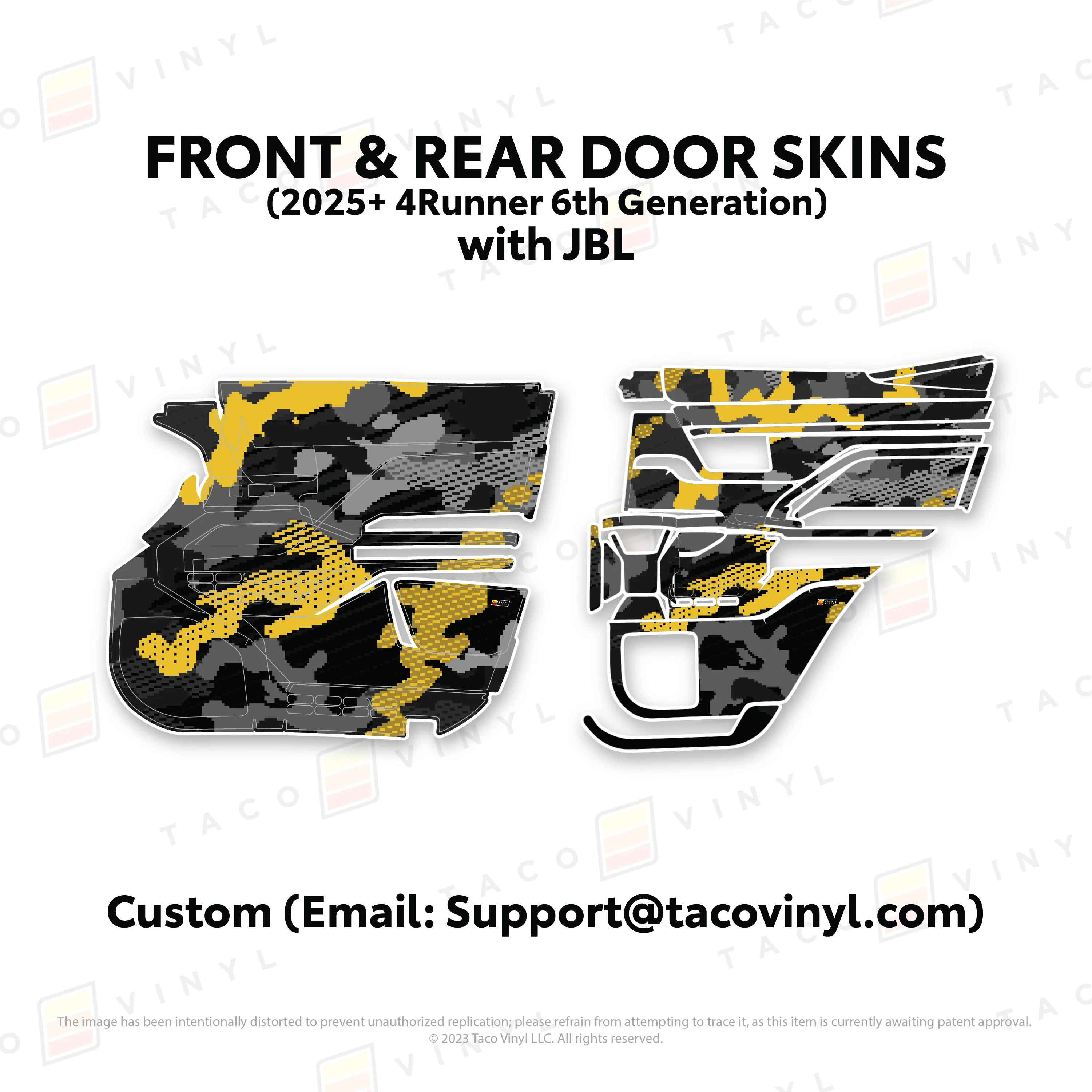 2025+ 4Runner Door Skins - Image 84