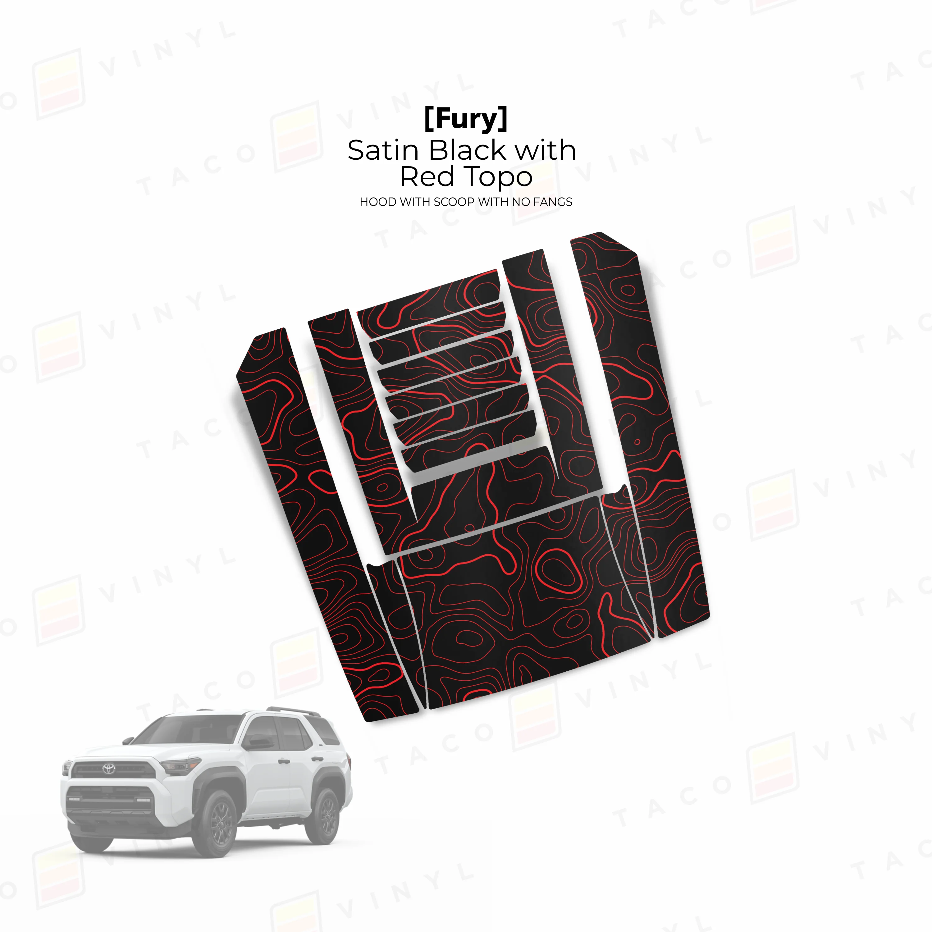 2025+ 4Runner Fury Hood Scoop Stamp (W/ No Fangs) - Image 17