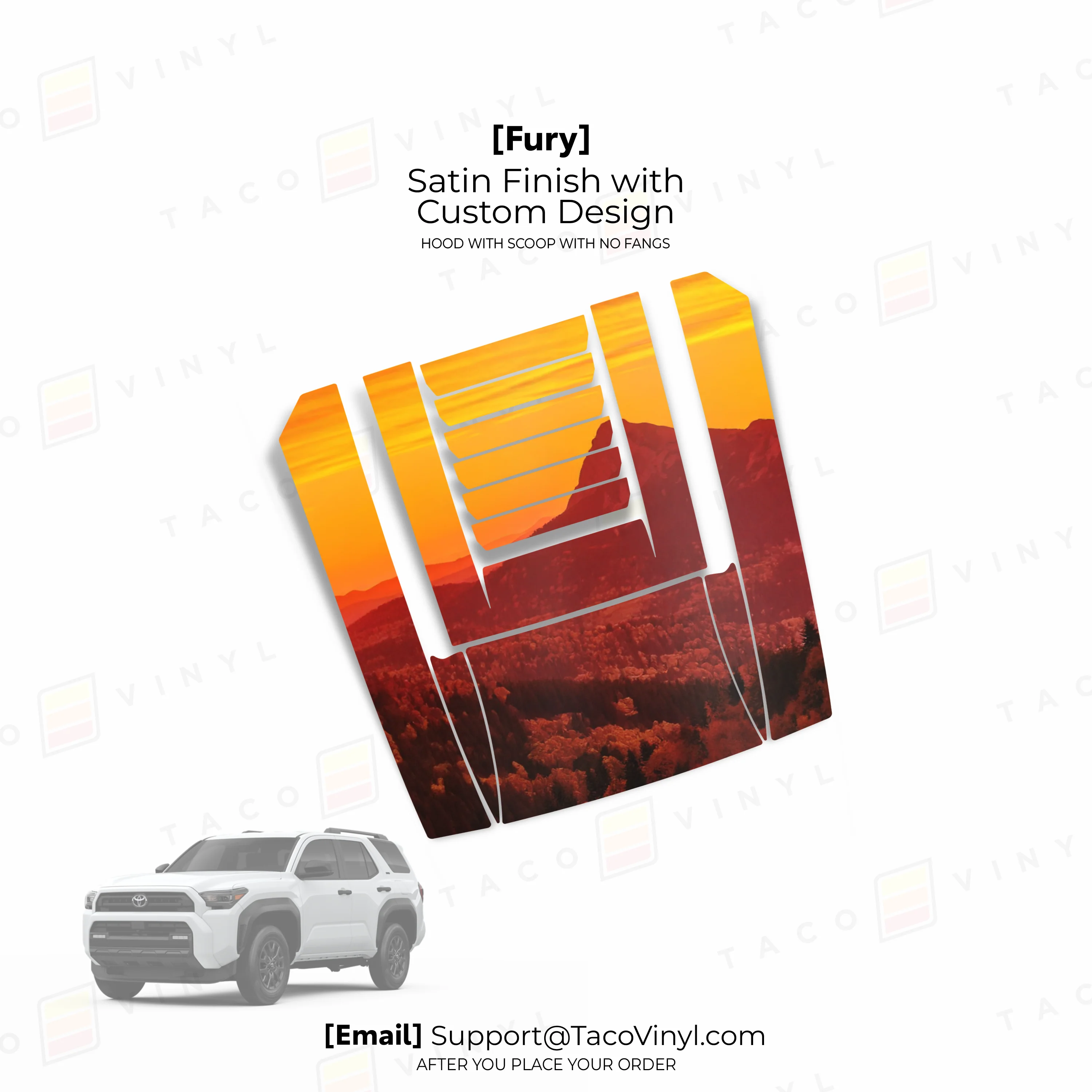 2025+ 4Runner Fury Hood Scoop Stamp (W/ No Fangs) - Image 19