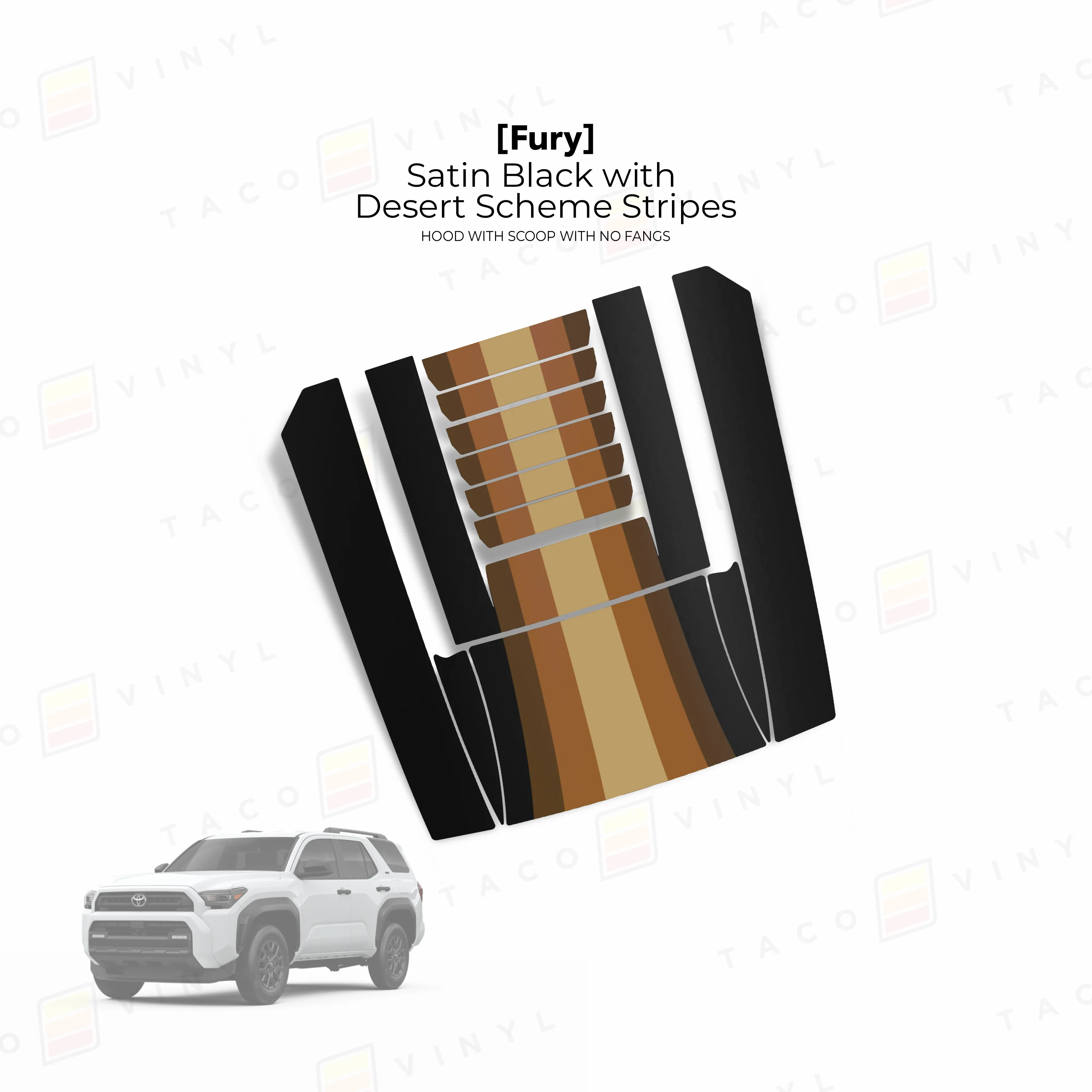 2025+ 4Runner Fury Hood Scoop Stamp (W/ No Fangs) - Image 7