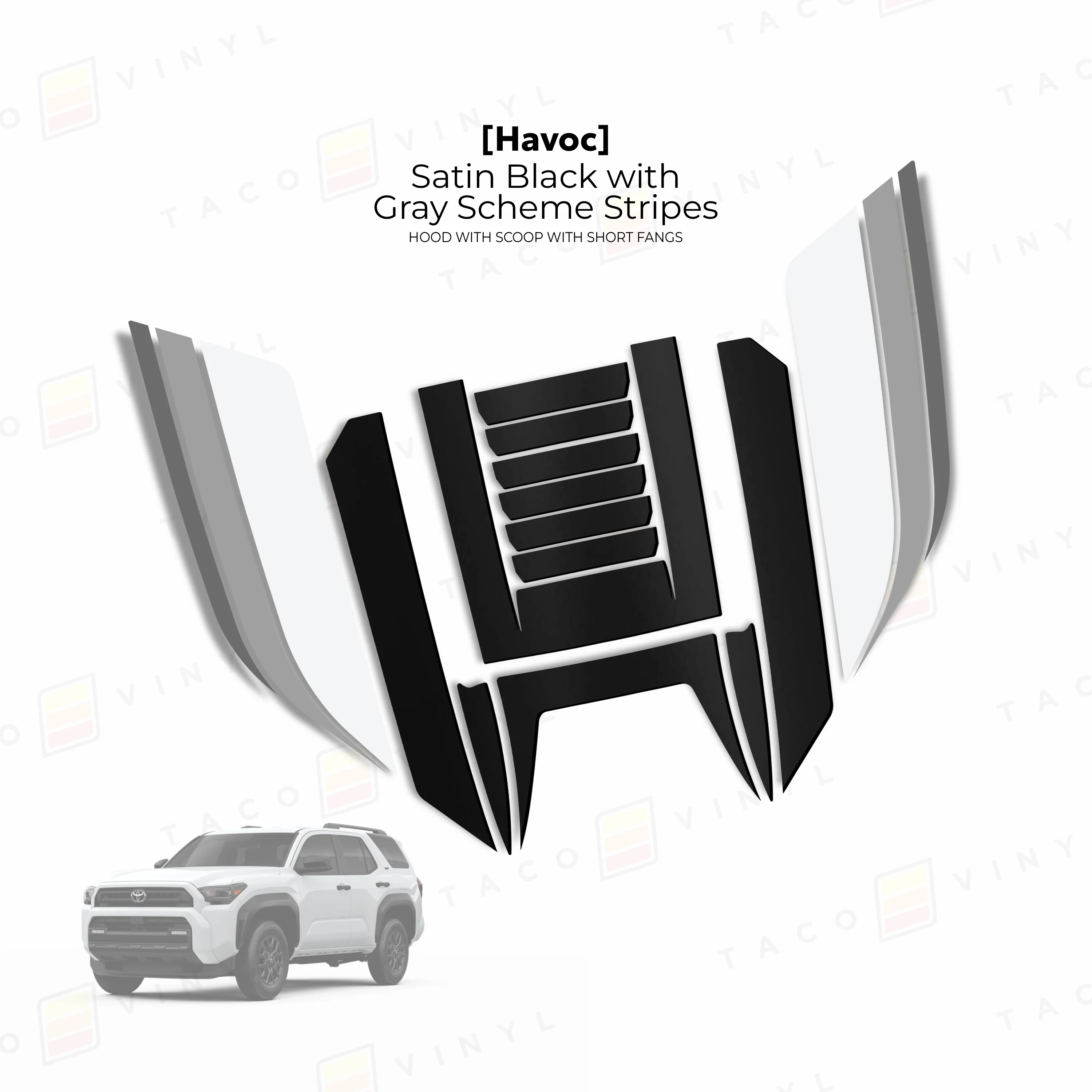 2025+ 4Runner Havoc Hood Scoop Stamp (W/ Short Fangs) - Image 12