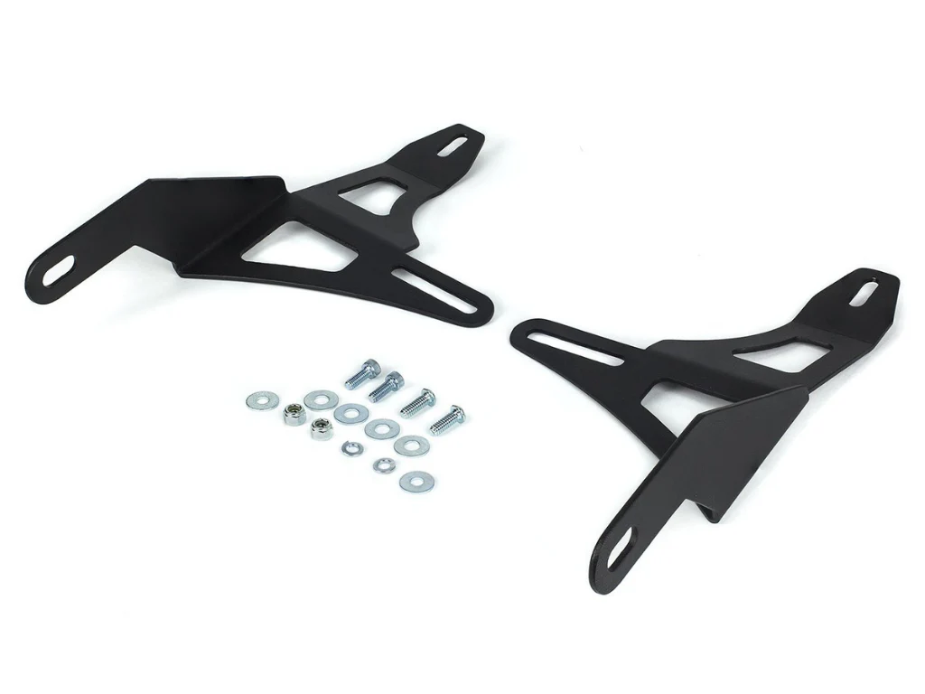 32" Lower Bumper Hidden LED Light Bar Mounting Brackets For 2016-2023 Toyota Tacoma