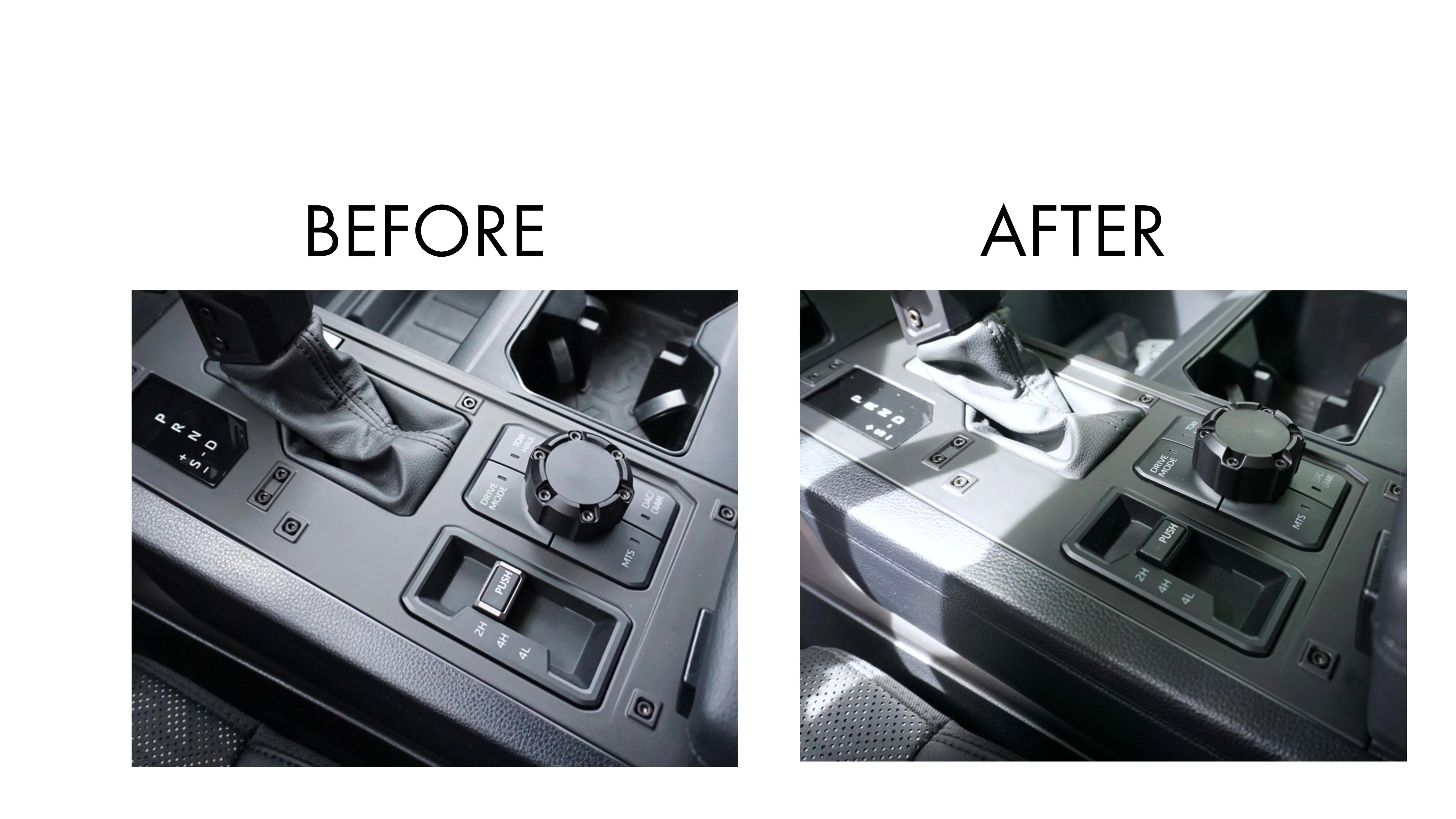 4x4 Button Trim (2022+ Tundra) - LUNAR ROCK - Image 2