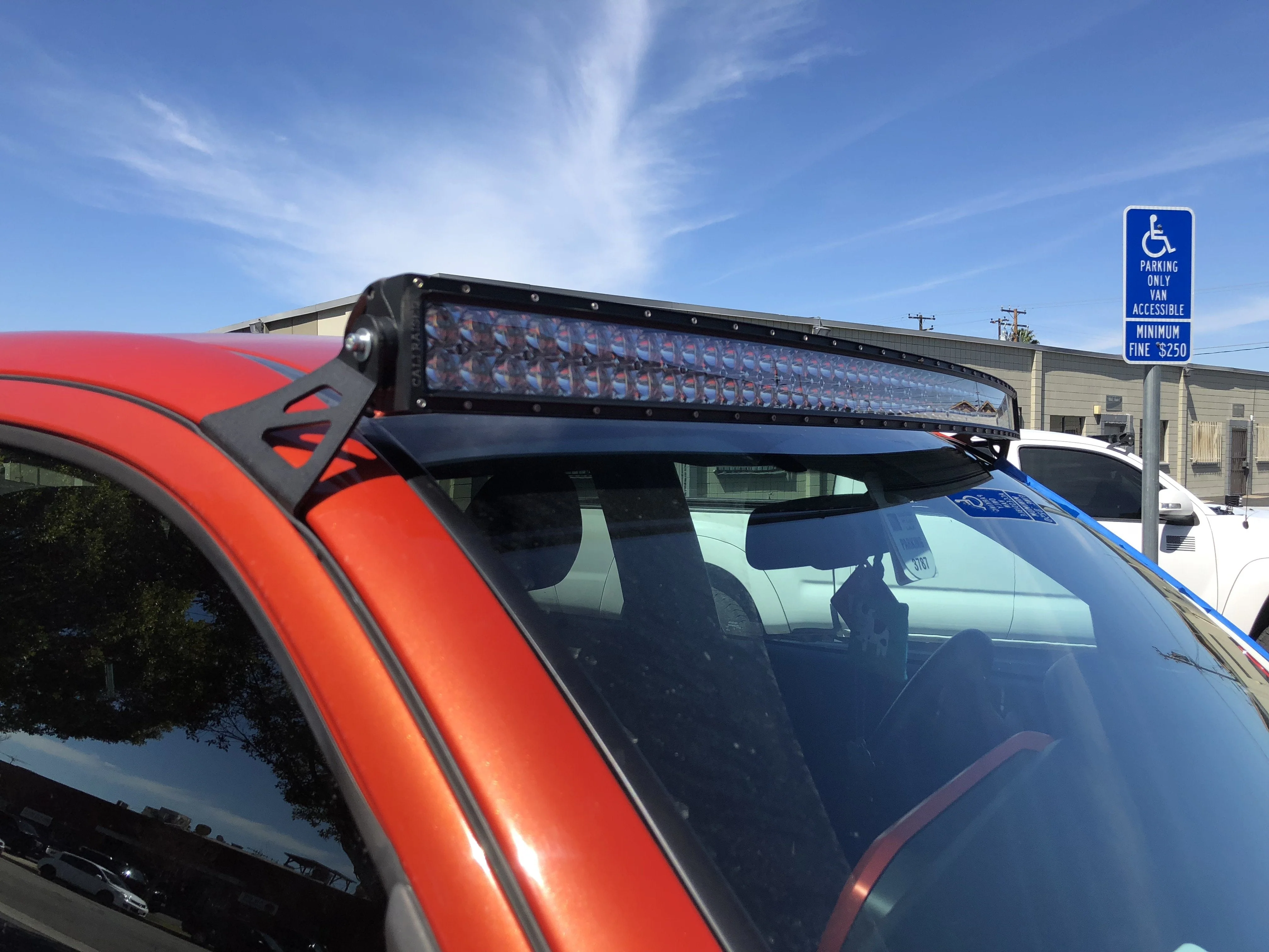 52" Curved LED Light Bar Roof Brackets Kit For 2005-2023 Toyota Tacoma - Image 11
